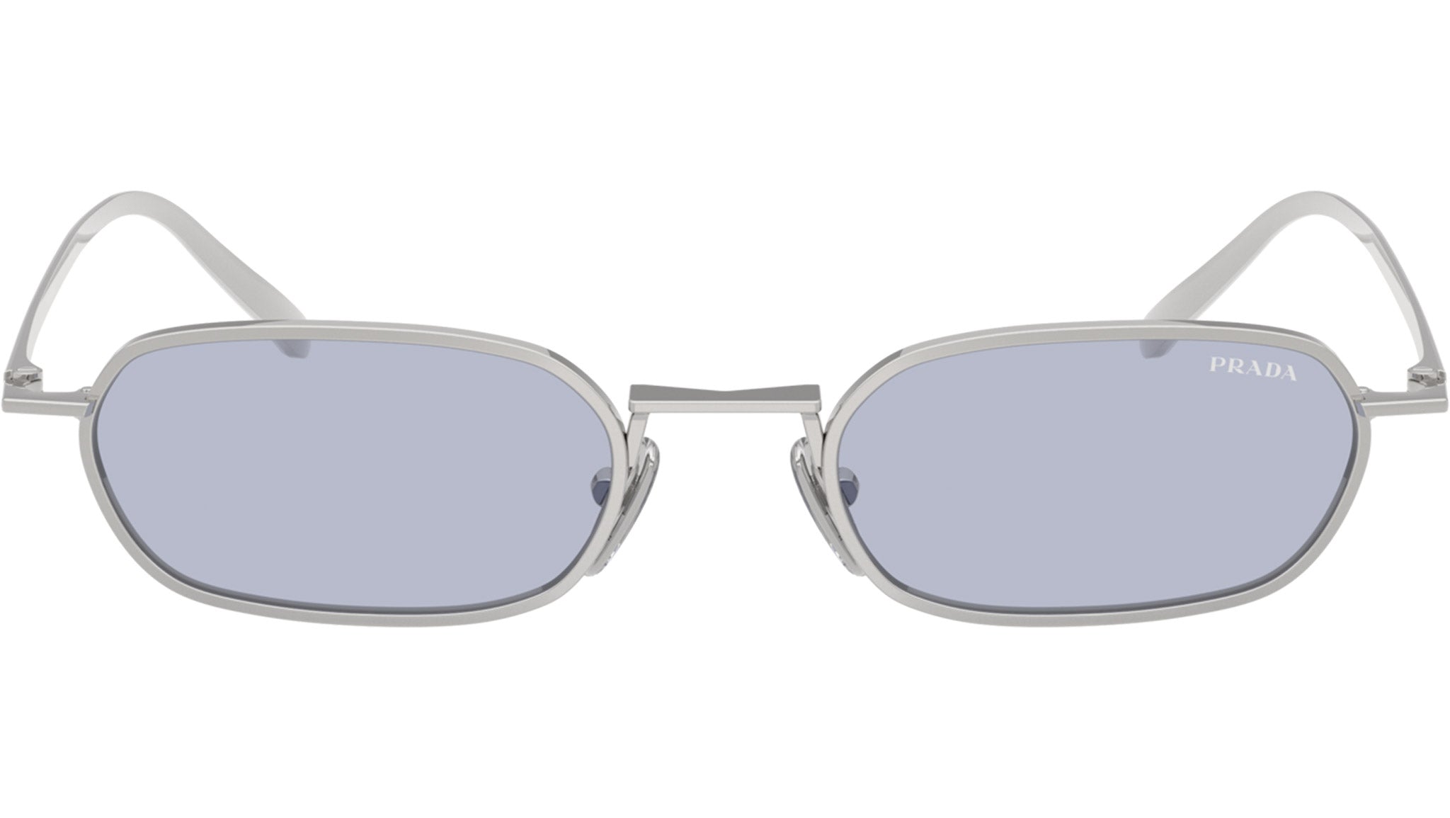PR D58S Prada Sunglasses 1BC30X Silver - eye-oo.com