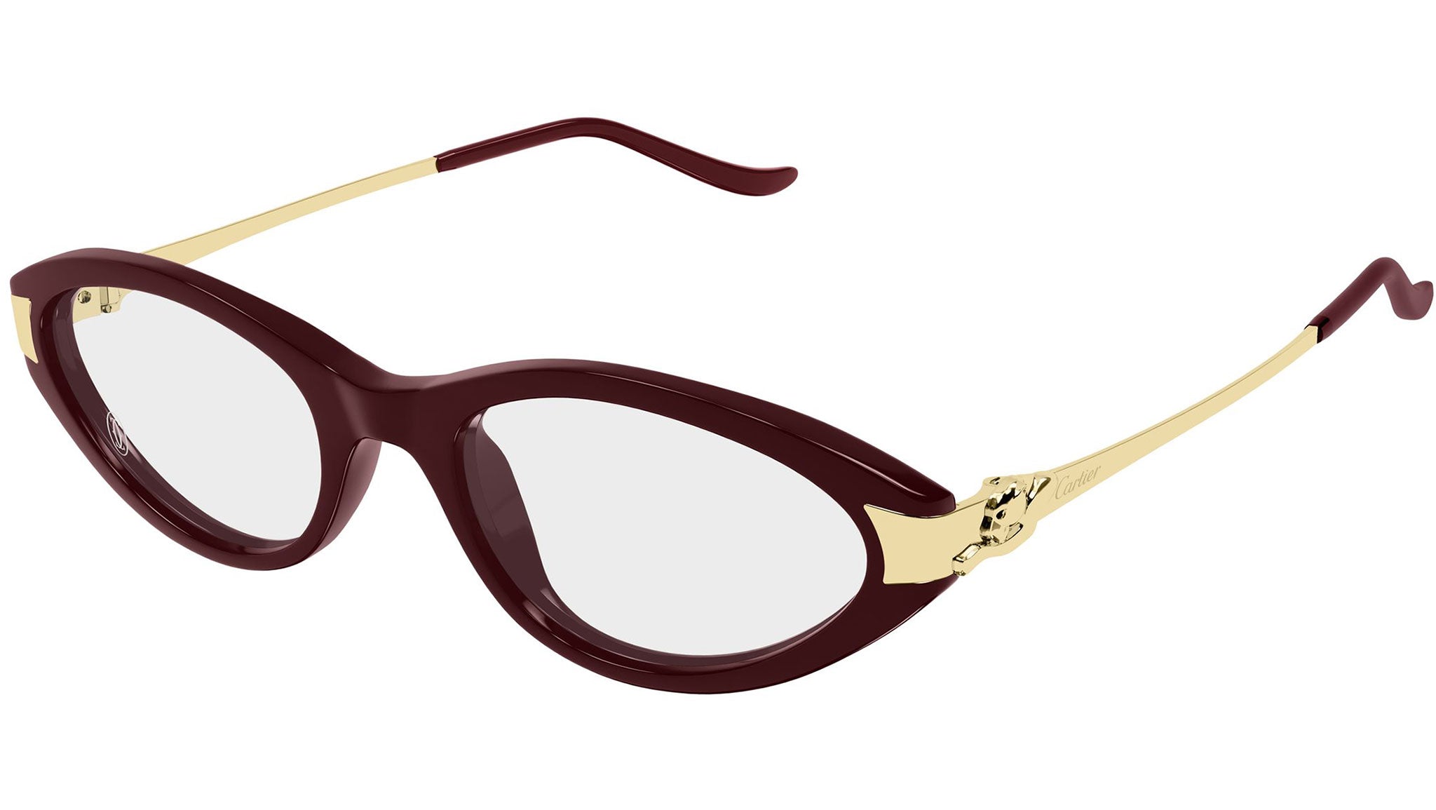 Cartier CT0633O Eyeglasses 003 Burgundy Burgundy - eye-oo.com display picture 1