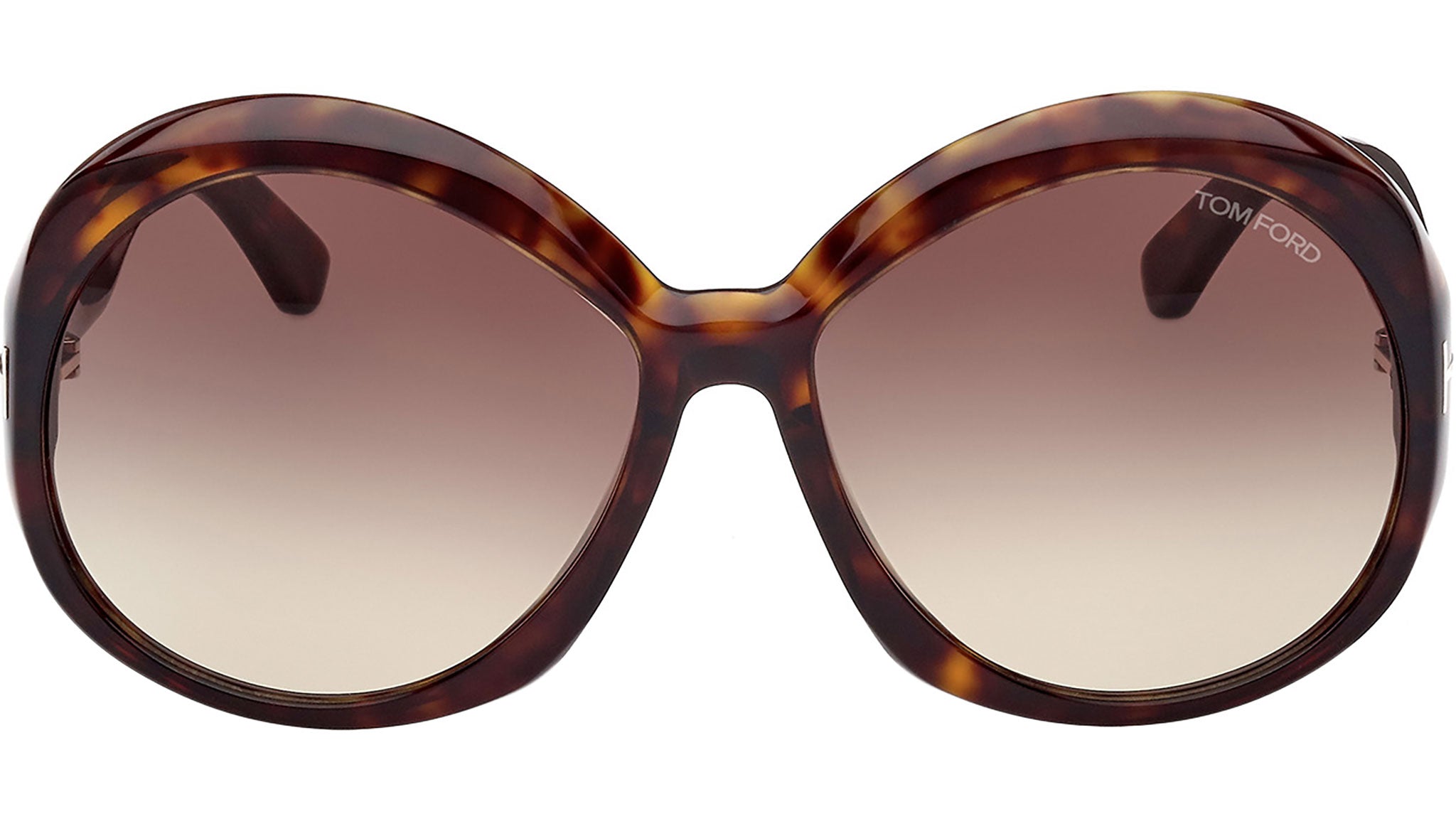 NEW TOM FORD ANNABELLE TF1010 52B SUNGLASSES TOM FT1010/S Tom Ford Sunglasses Annabelle Brown Tortoise Oversized Large  main image 4