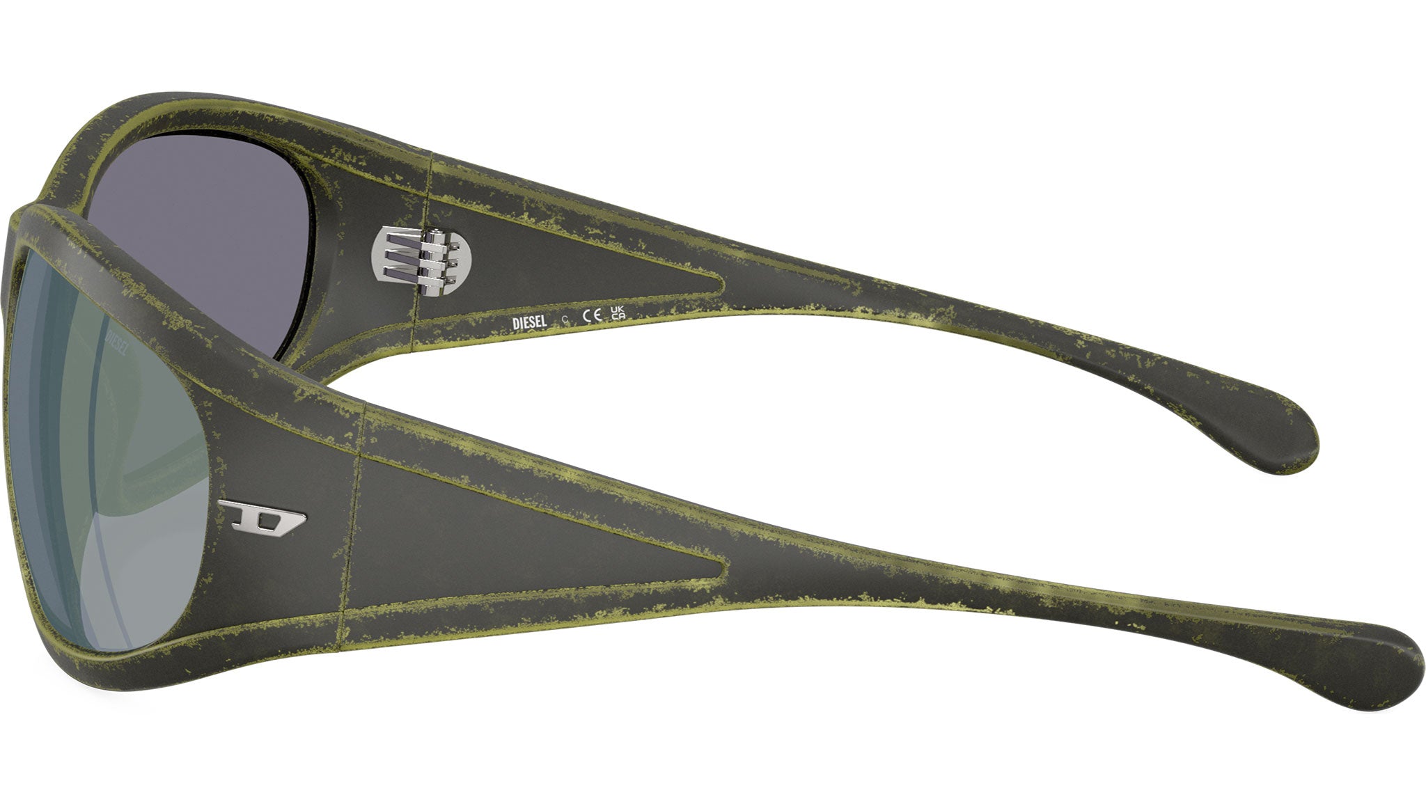 Diesel DL3002 Sunglasses 511/J2 Rusty Green Black - eye-oo.com