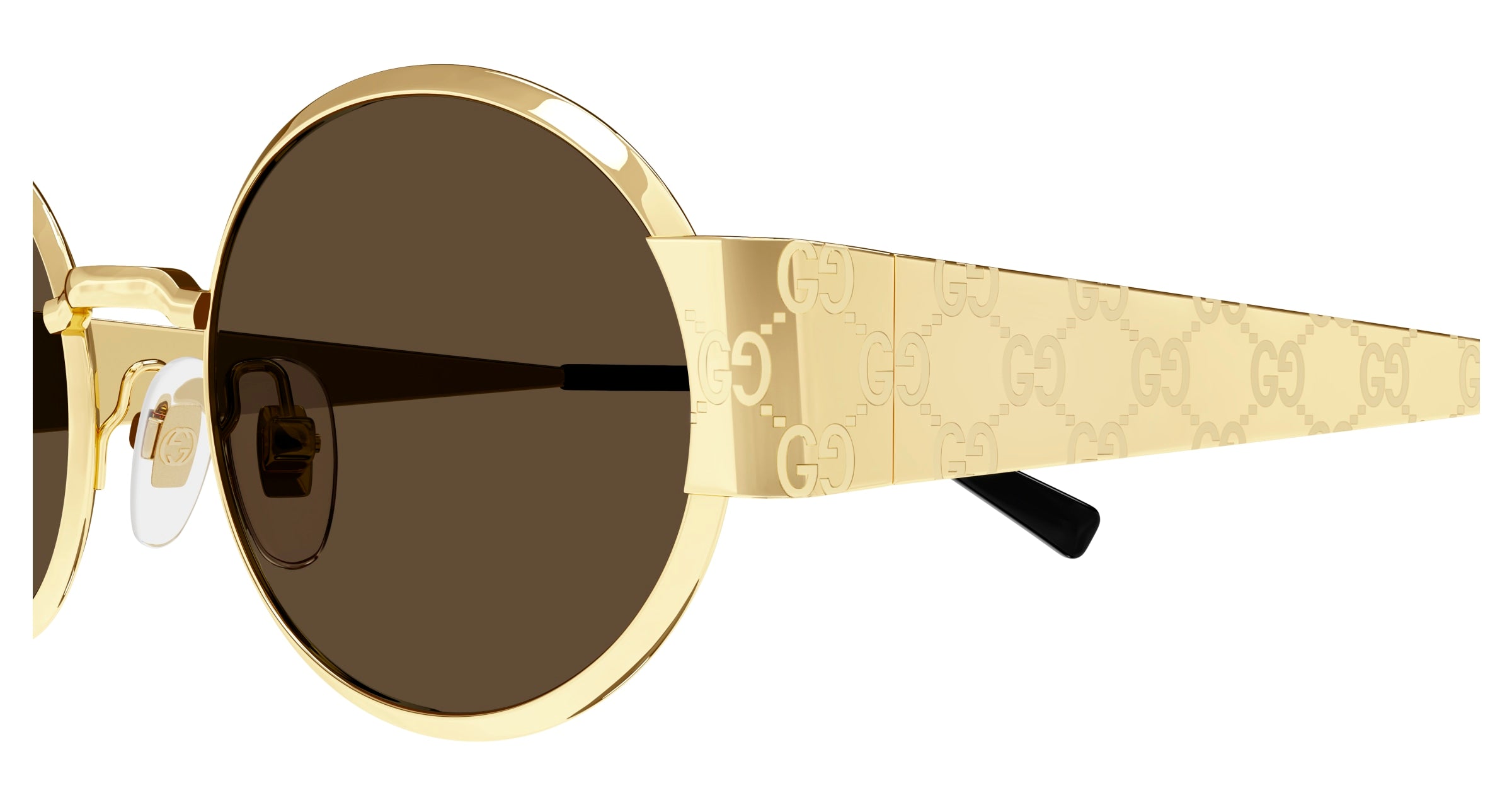 Gucci GG1854S 005 Panthos Sunglasses Gold - eye-oo.com
