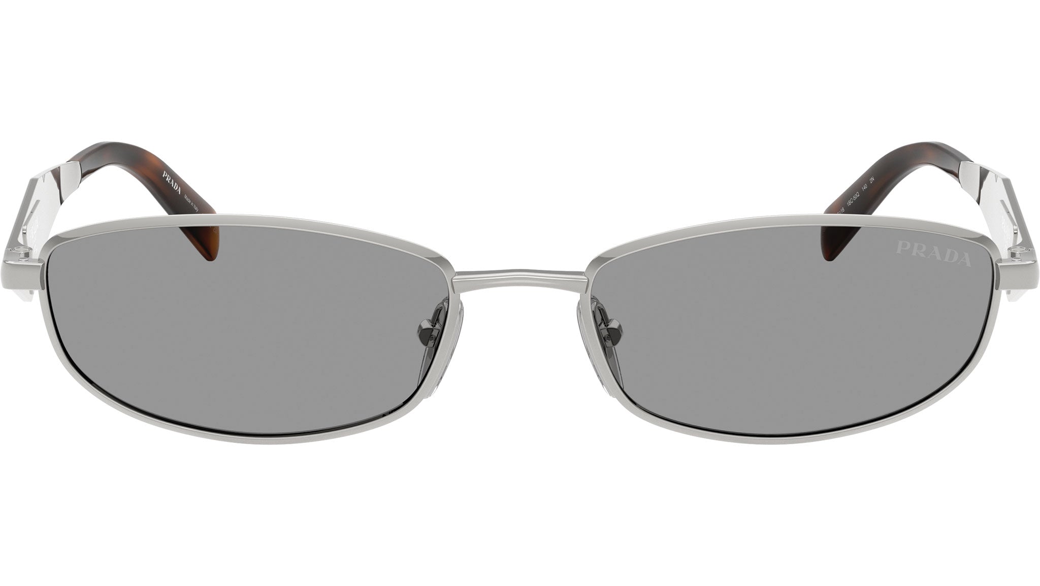 【4/26までお値下げ中】 PRADA 21AW オーバーサイズオーガニック PR D51S Prada Sunglasses 1BC50Q Silver - eye-oo.com