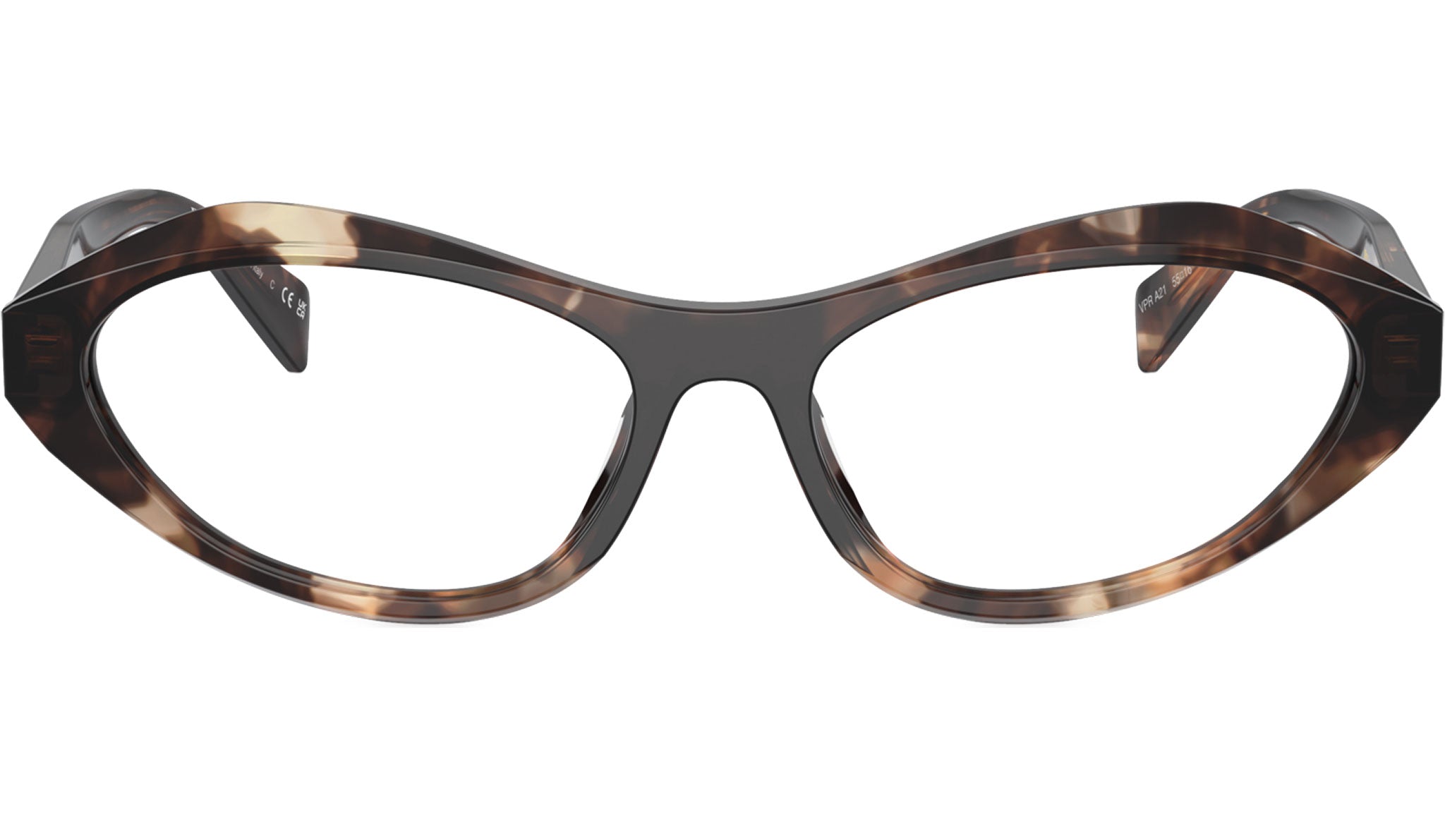 Prada PR A21V Eyeglasses 14P1O1 Caramel - eye-oo.com