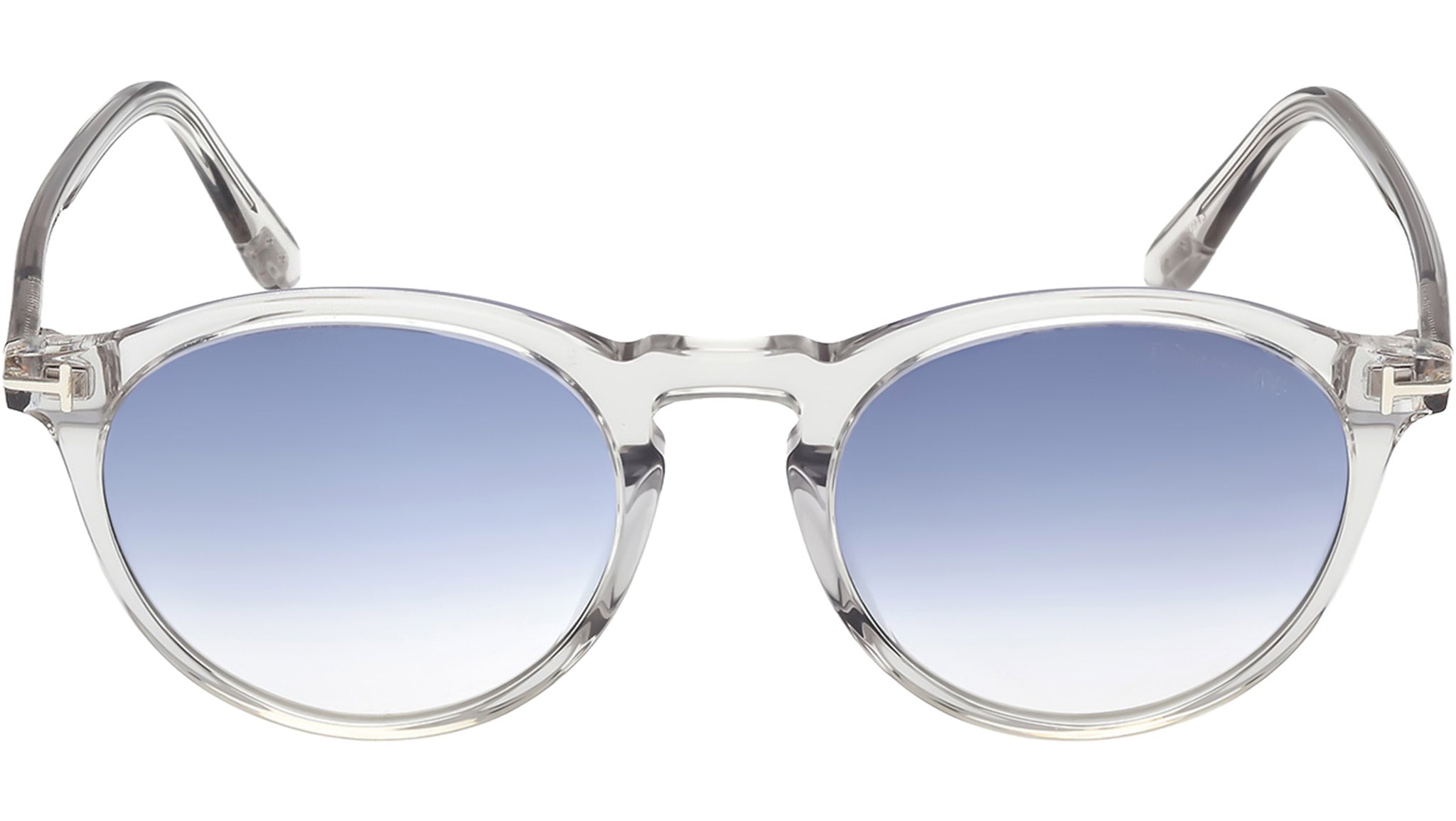 Tom Ford Silver Frame Sunglasses with Dark Gray Lenses Designer Sunglasses for Men | TOM FORD Fashion main image 3