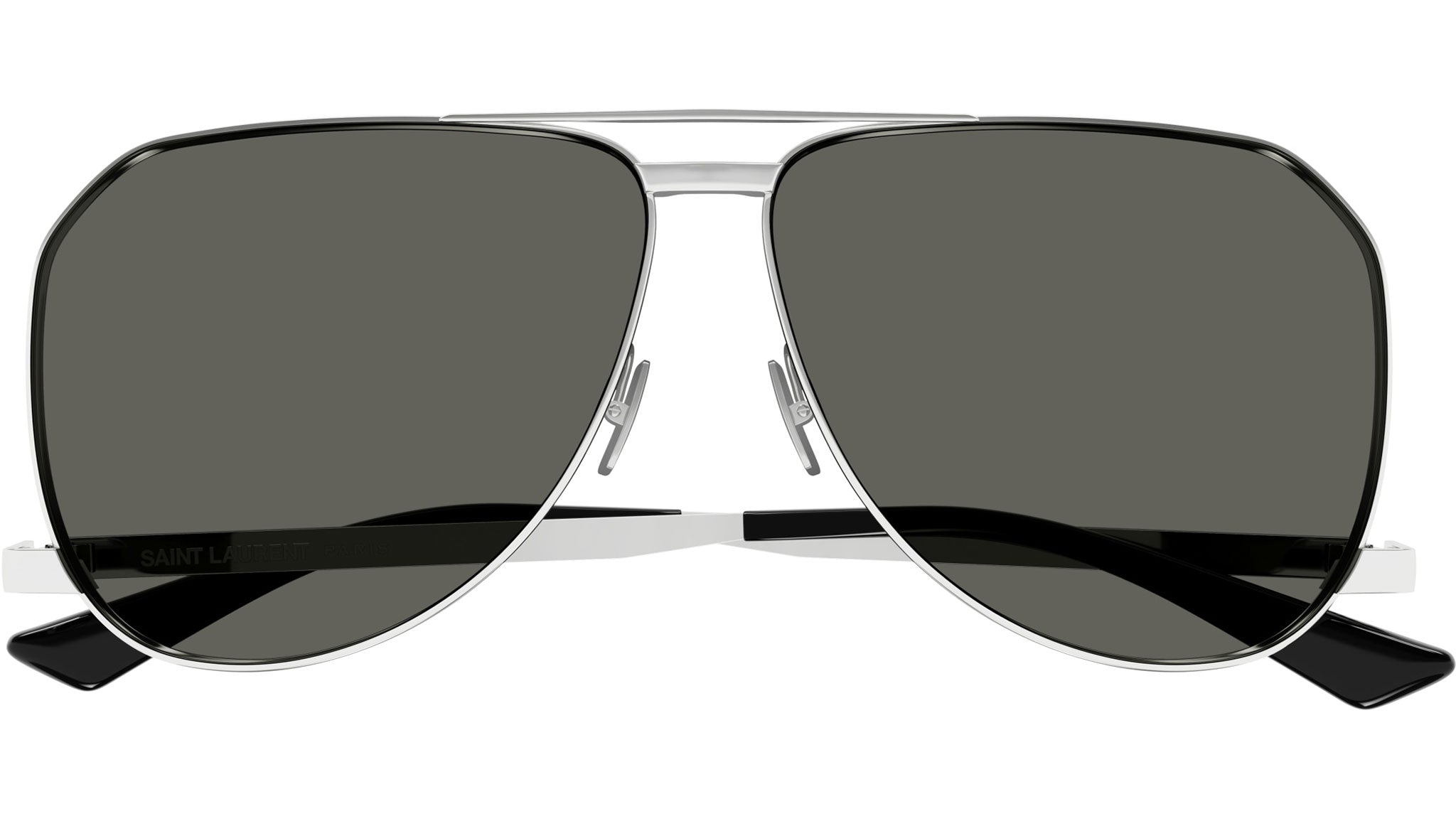 Occhiali da Sole Saint Laurent SL 690 DUST 002 Argento Lucido