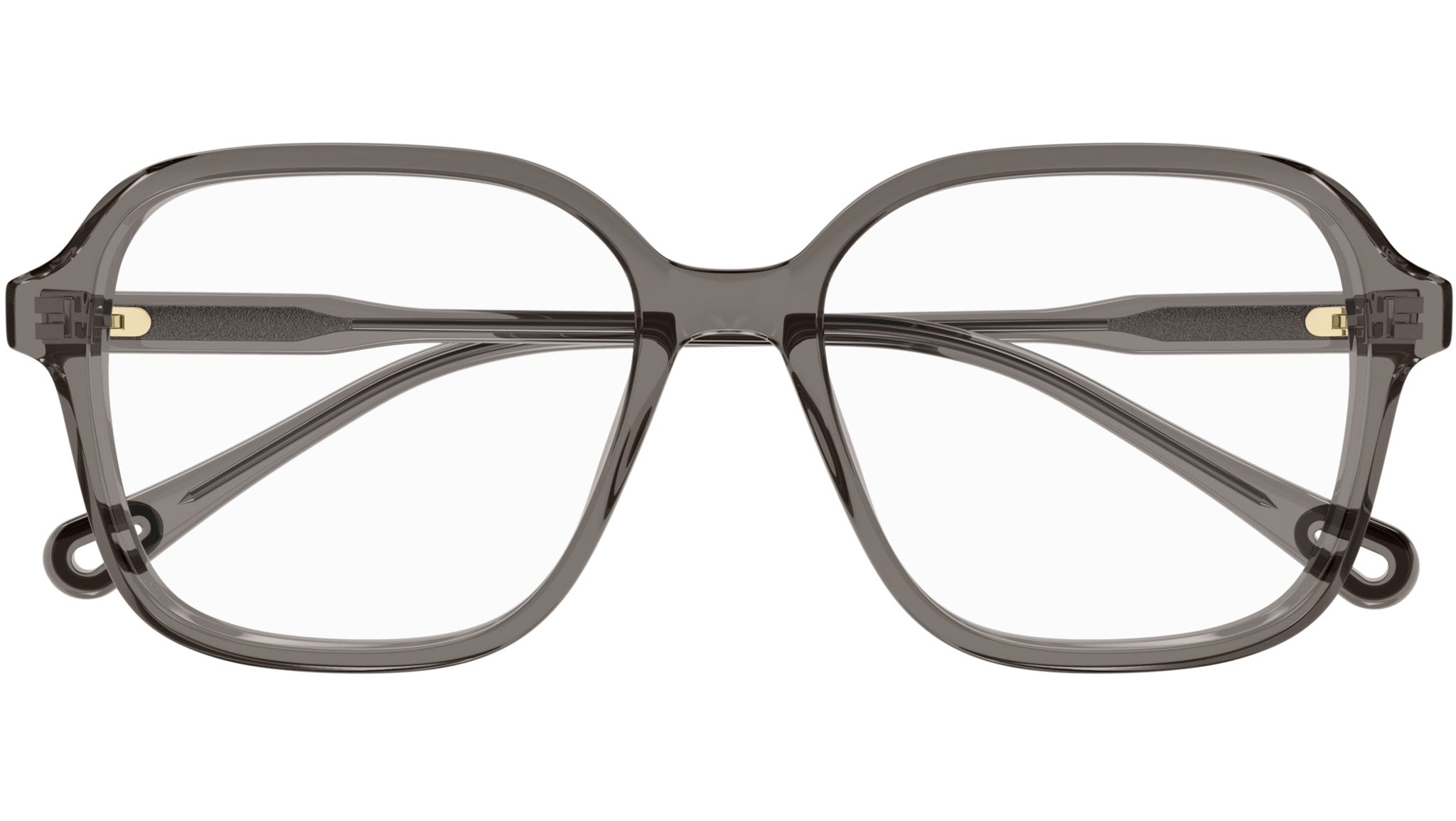 CH0313O Chloé Rectangular Eyeglasses 003 Grey - eye-oo.com