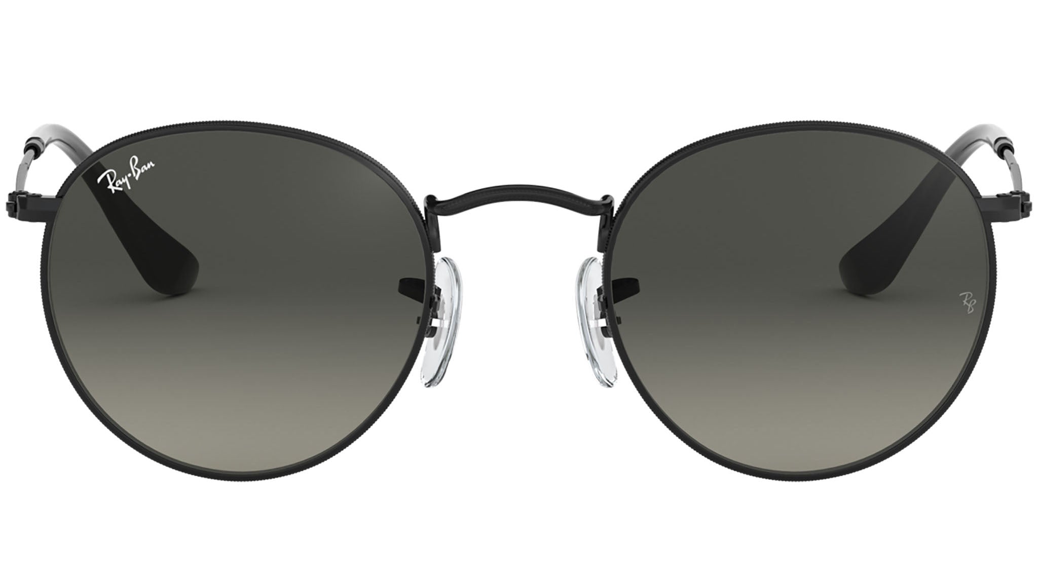 Ray-Ban Round Metal RB3447N 002/71 Black Sunglasses - eye-oo.com