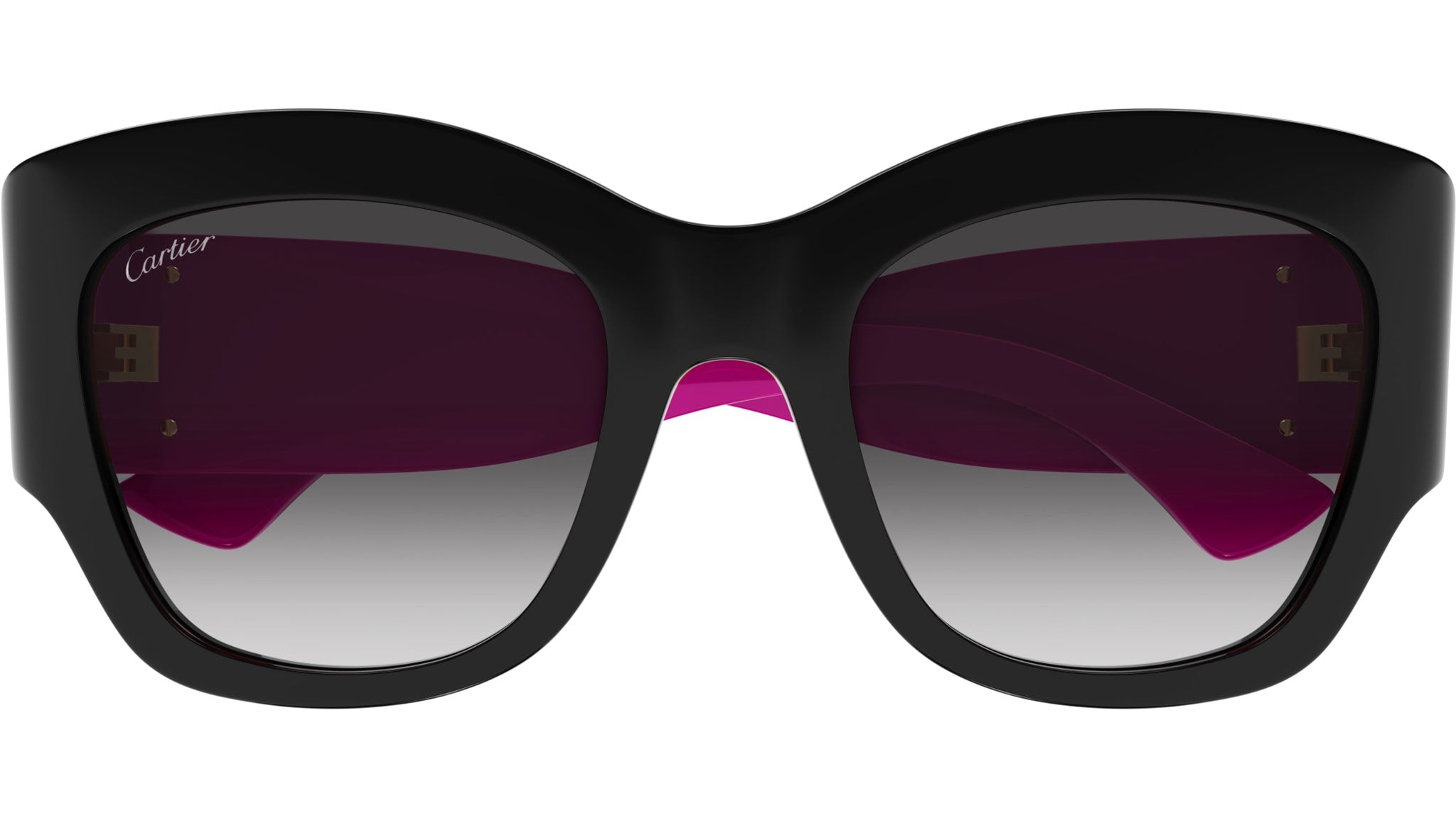 Cartier CT0304S 005 Fuchsia Black Sunglasses - eye-oo.com