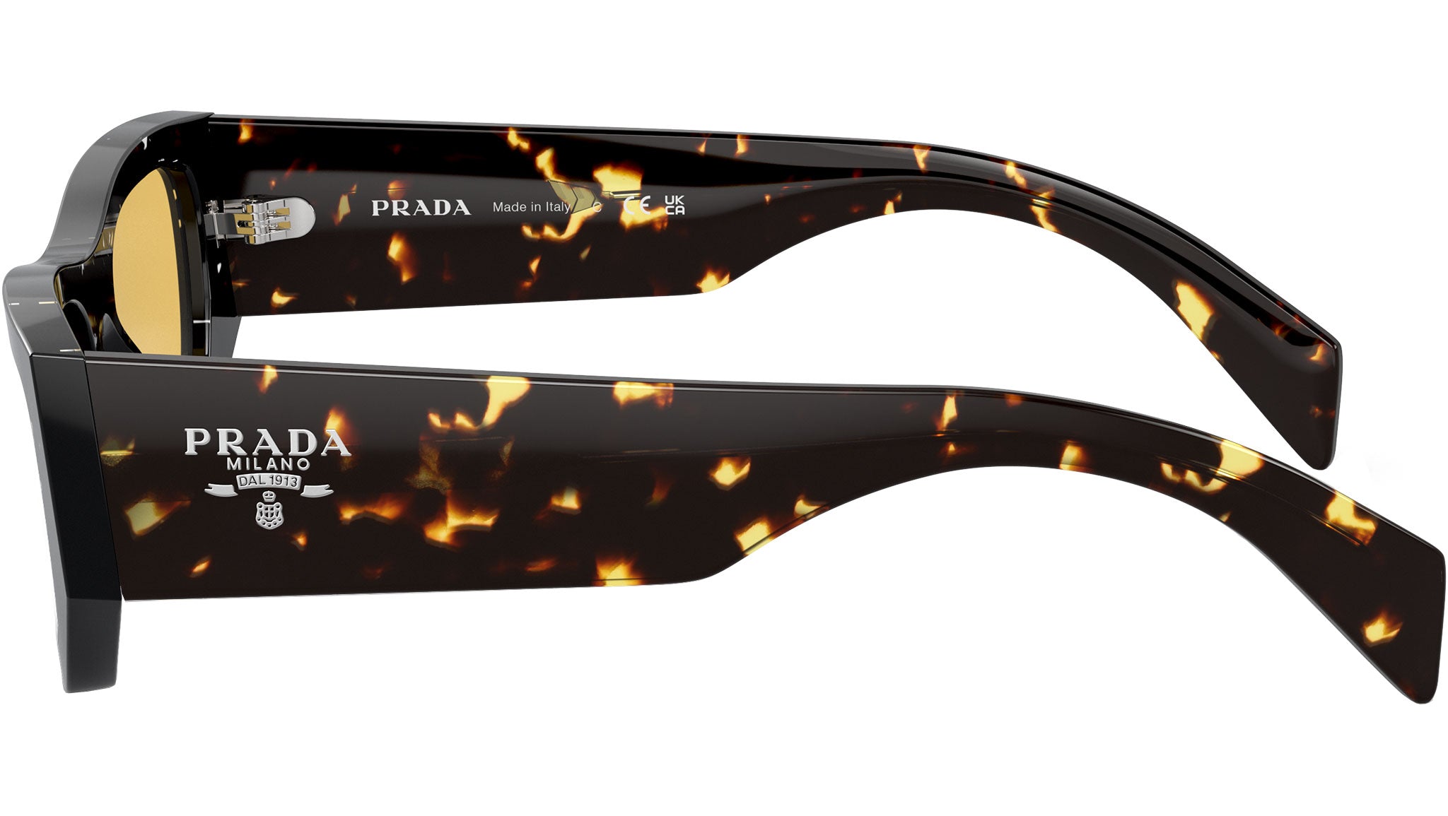 Prada PR A01S Sunglasses 15O10C Black - eye-oo.com