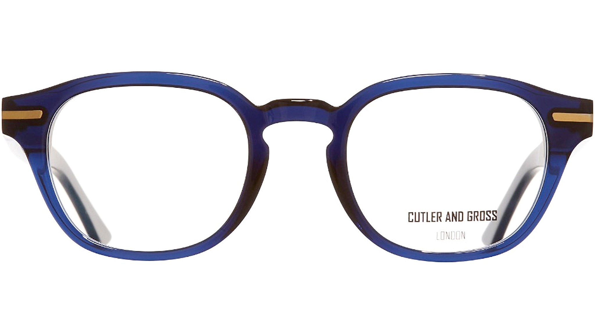 Cutler and Gross 1356 Eyeglasses 04 Midnight Rambler Blue