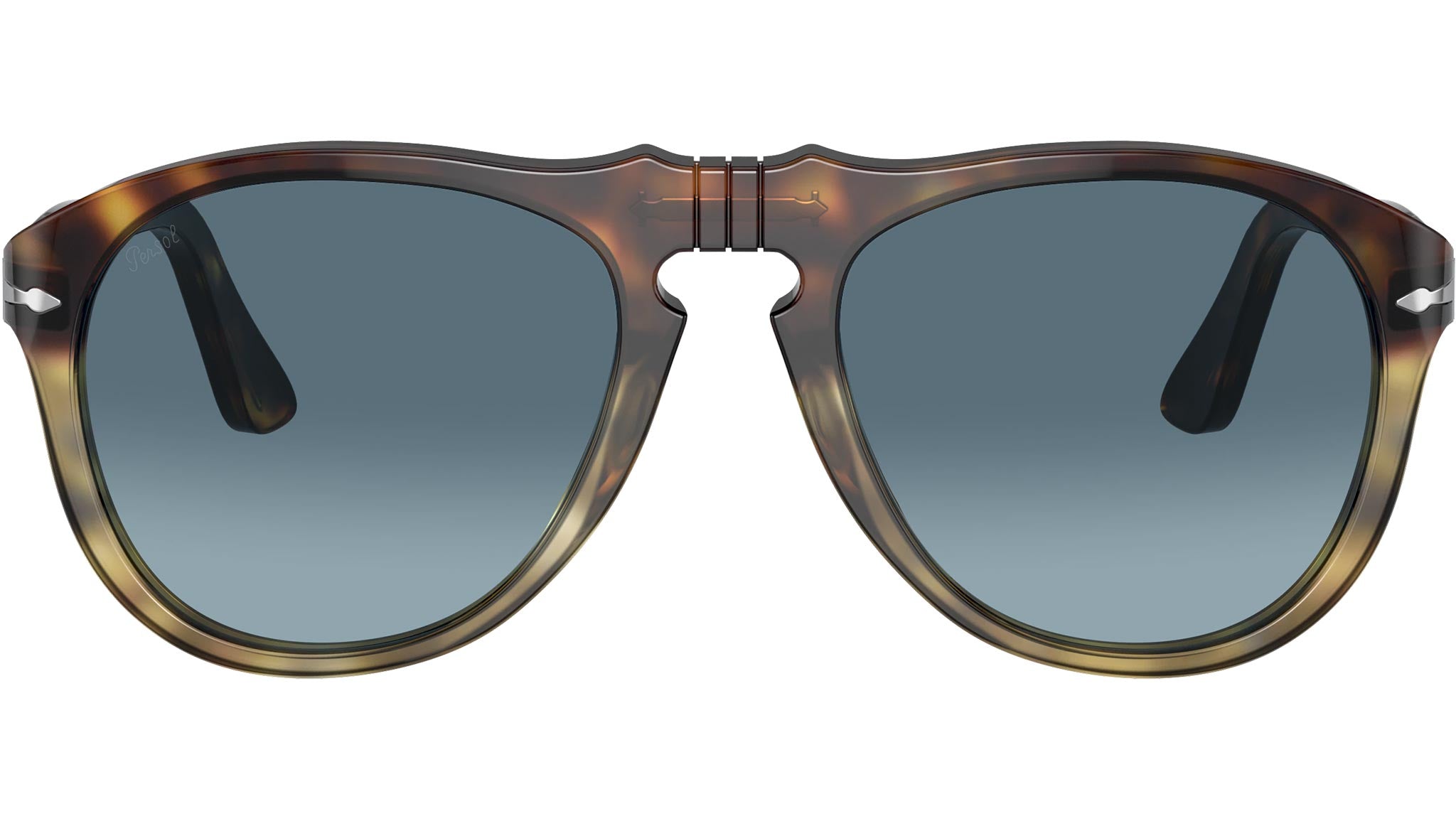 Occhiali da sole Persol PO0649 tartarugato striato marrone 1158Q8