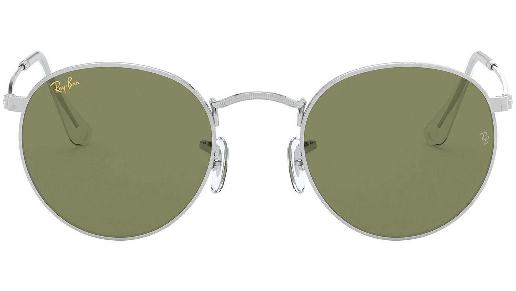 Ray Ban Round Metal Legend Sunglasses Ray-Ban Round Metal RB3447 91984E Silver Sunglasses - eye-oo.com main image 3