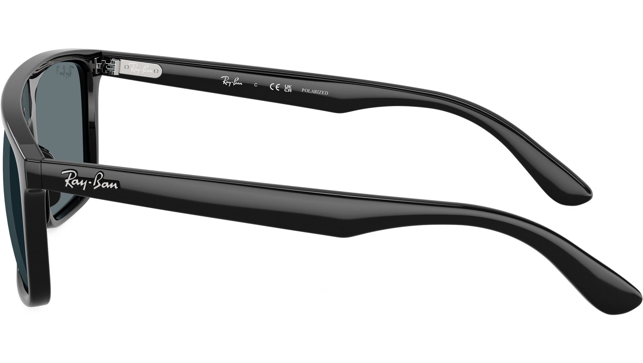 RAY BAN RB2222 901 31 Black Green Unisex 55 mm Sunglasses Ray-Ban RB2222 Sunglasses 901/31 Black - eye-oo.com main image 4