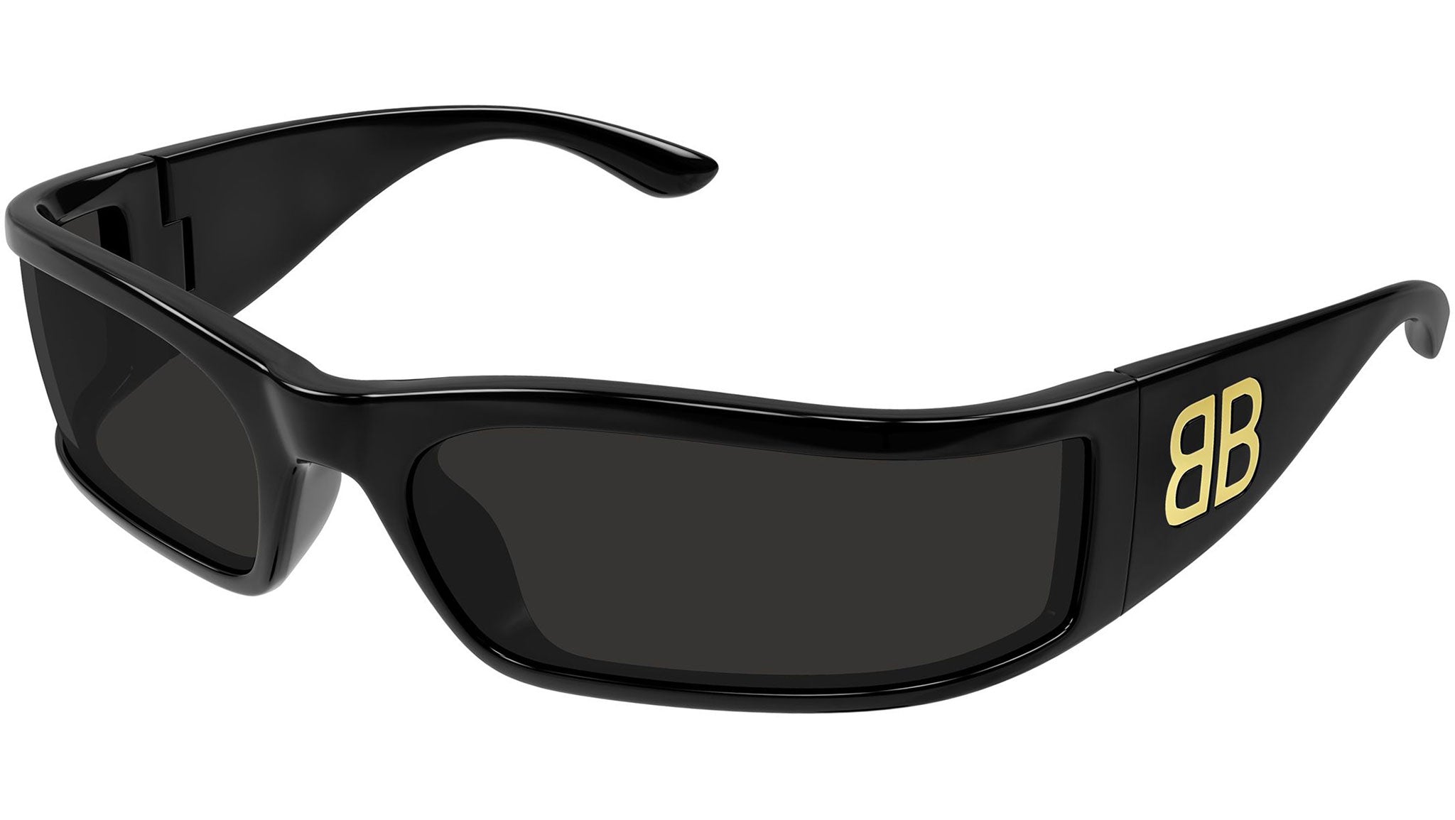 Balenciaga Black Sunglasses with Gold Accent Balenciaga Cat eye frame sunglasses with gold accents | The  main image 2