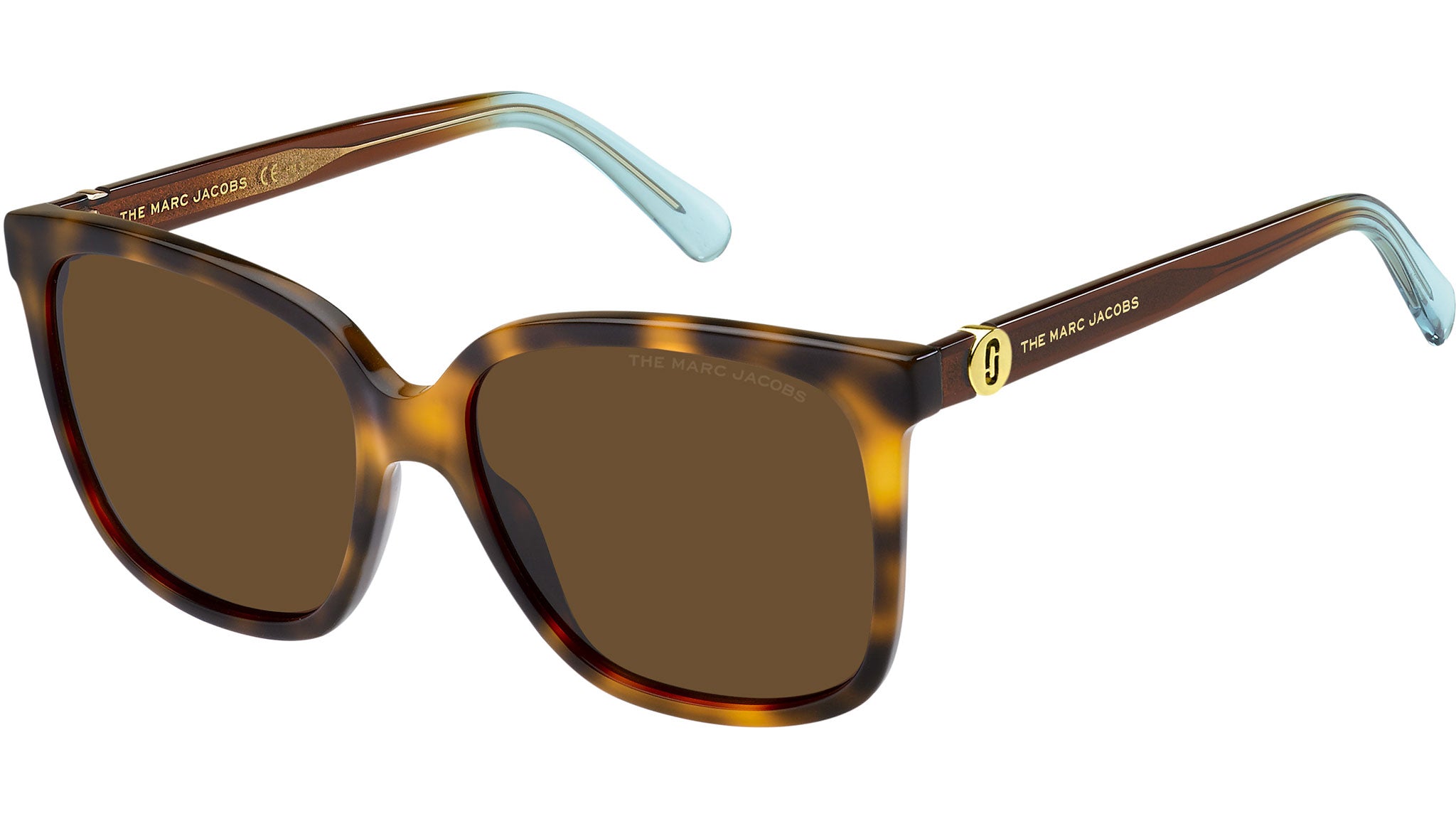 ● MARC JACOBS ● サングラス Havana / Grey Azure / 53mm Marc Jacobs MARC 582/S ISK Sunglasses Havana Azure - eye-oo.com