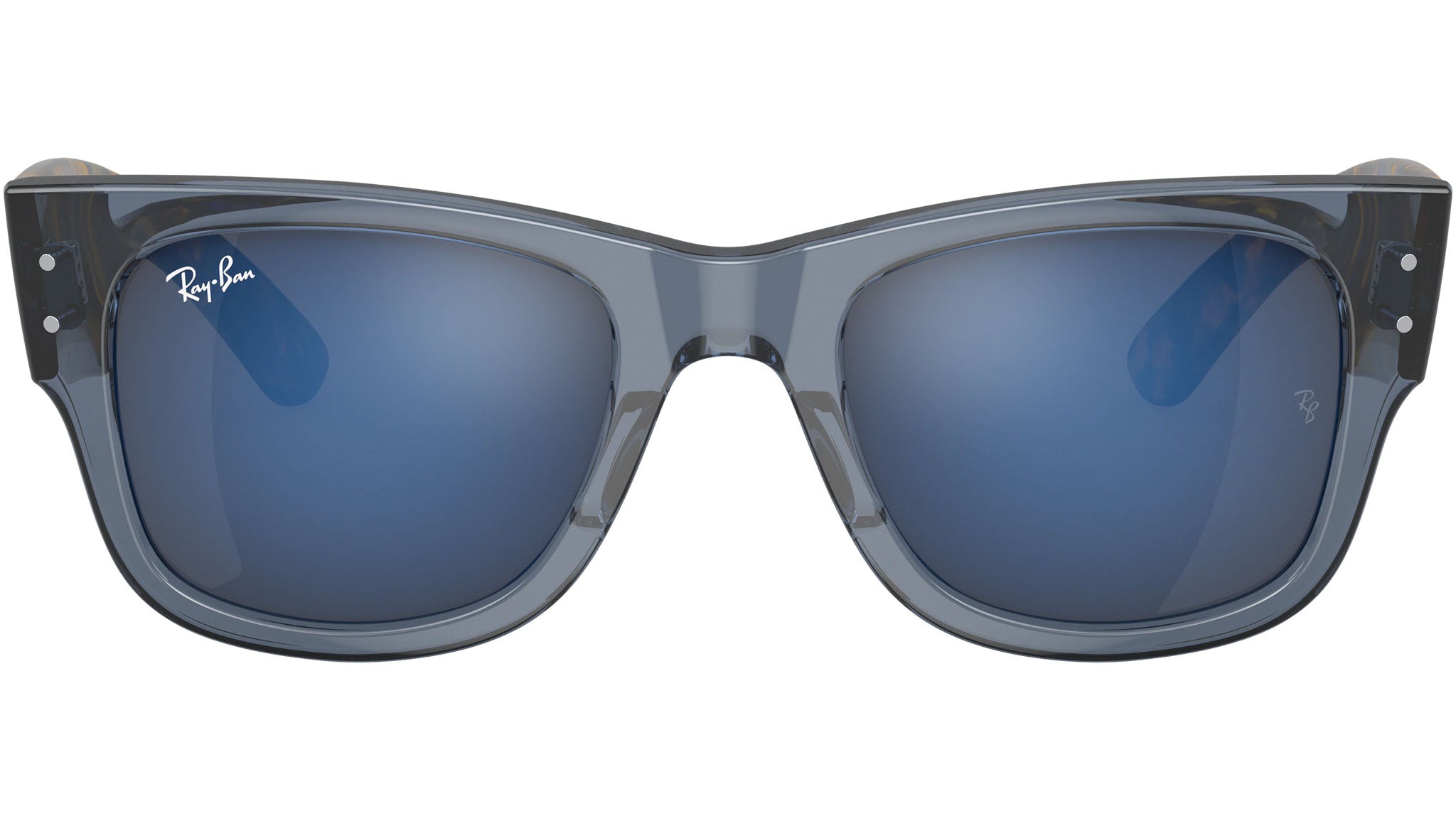 Ray-Ban Mega Wayfarer RB0840S 6638O4 Blue Sunglasses - eye-oo.com