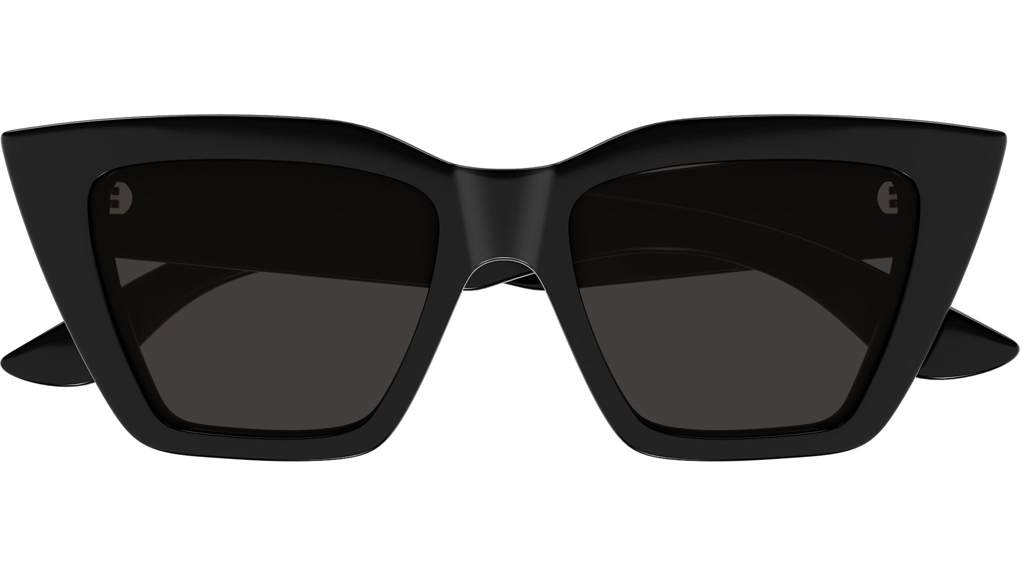 Alexander McQueen AM0507S 001 Sunglasses Shiny Black - eye-oo.com