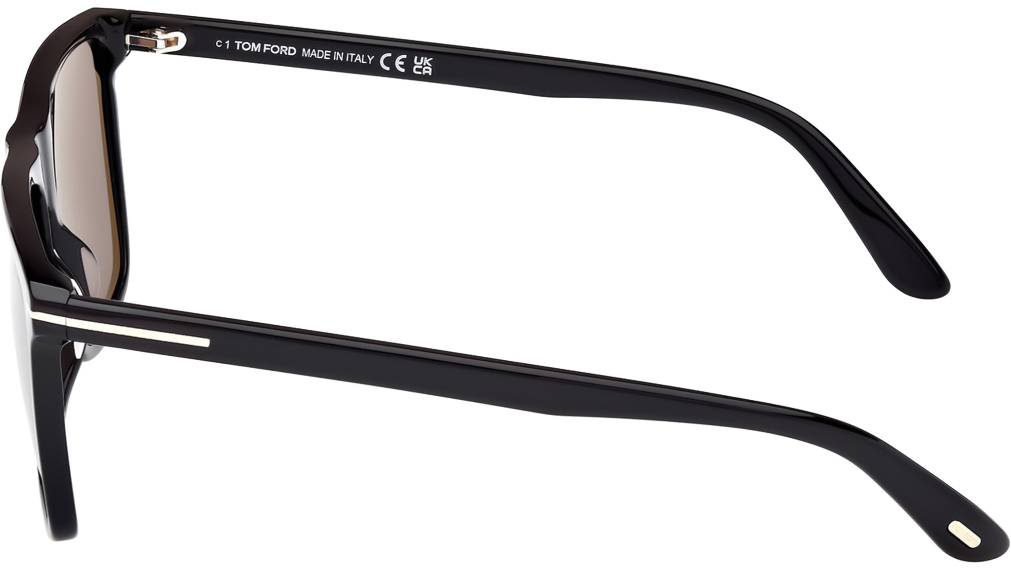Tom Ford Fletcher Sunglasses FT0832 01D Shiny Black - eye-oo.com