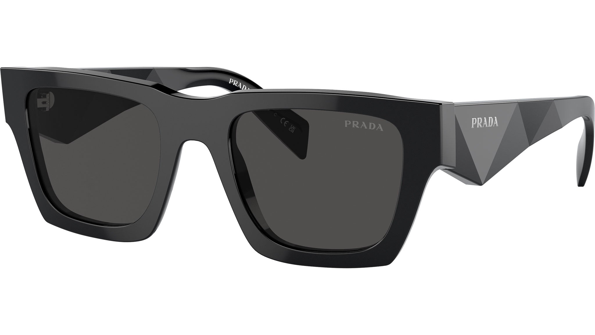 Prada PR A06S Sunglasses 16K08Z Black - eye-oo.com
