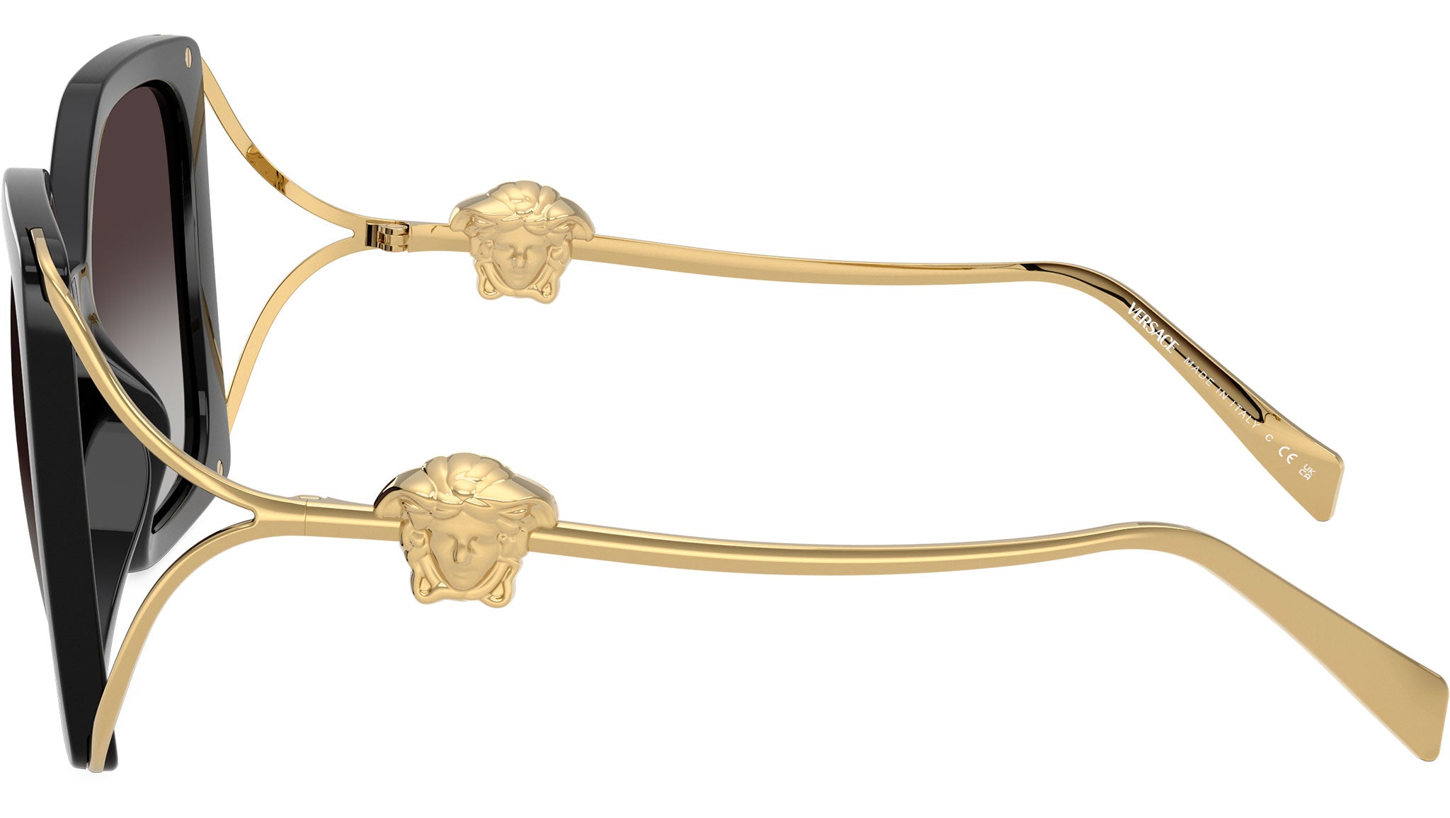 Versace VE4502U Sunglasses GB1/87 Black - eye-oo.com