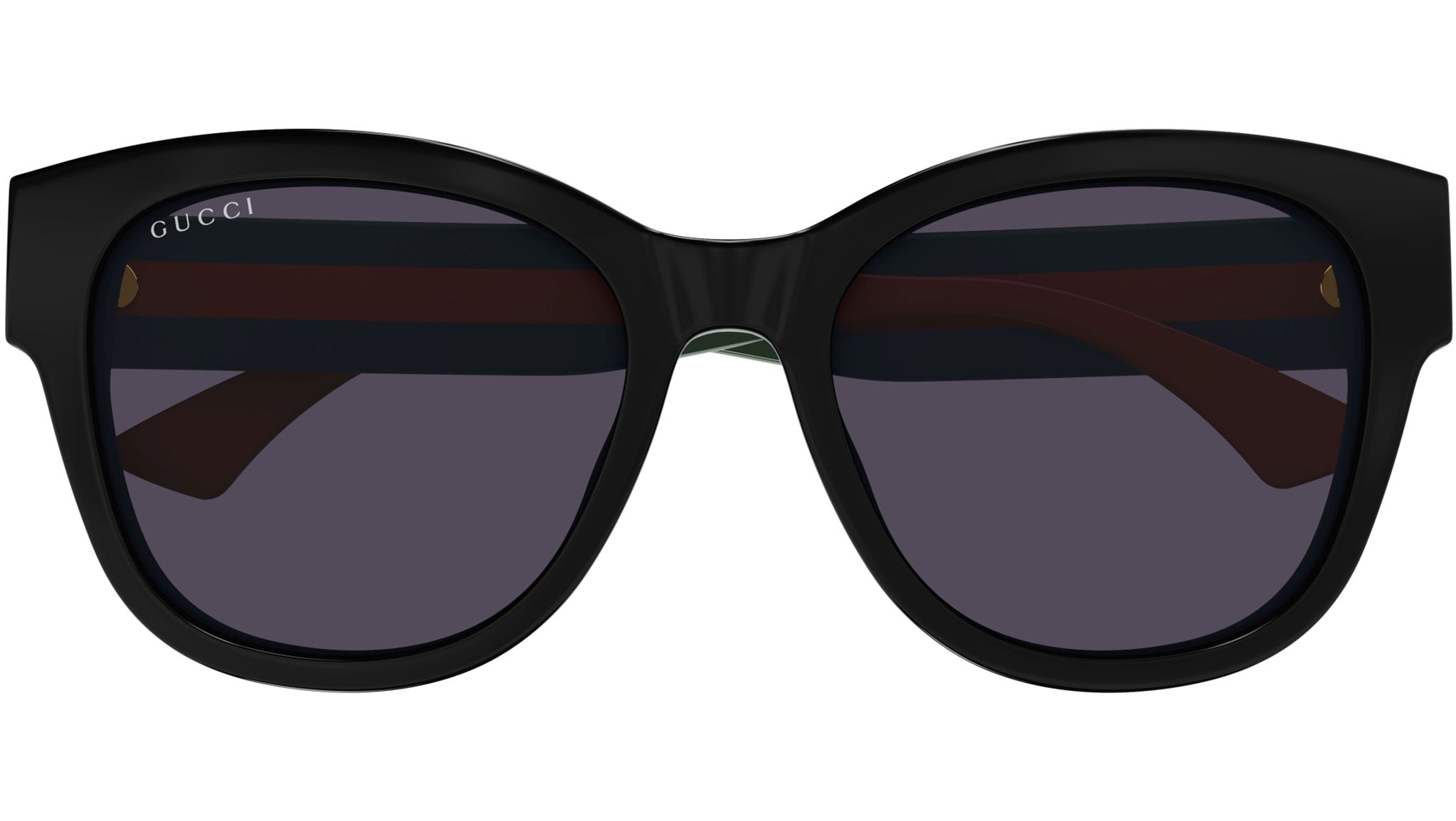 Gucci GG1866SK 004 Butterfly Sunglasses Solid Black - eye-oo.com