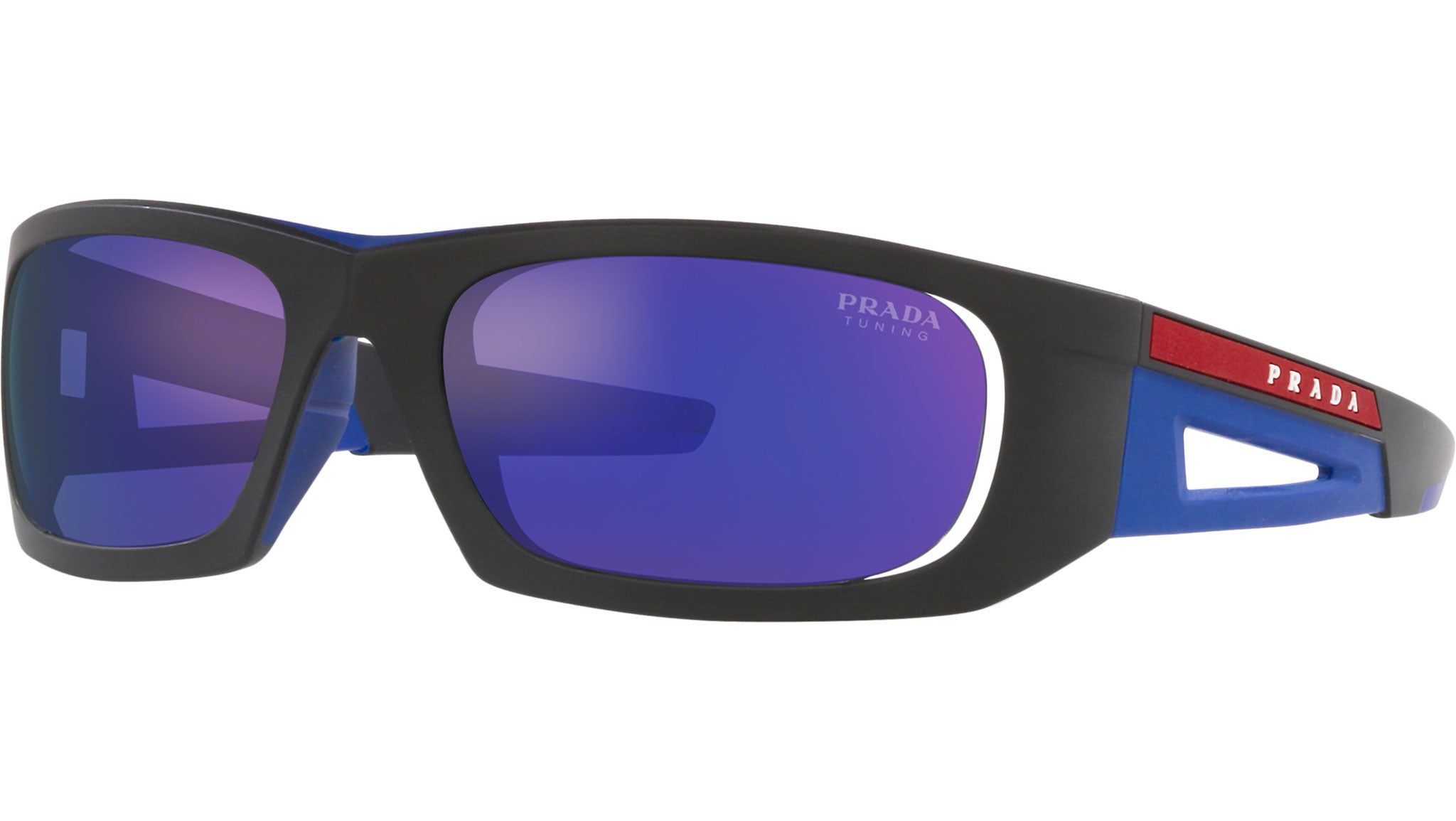 Prada Linea Rossa Sunglasses PS02YS 16G05U Black - eye-oo.com