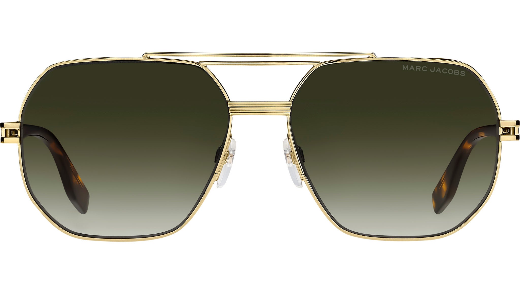 Excellent condition Marc Jacobs gold and ivory aviator sunglasses Marc Jacobs Women Yellow Gold-Tone Aviator Sunglasses  main image 3