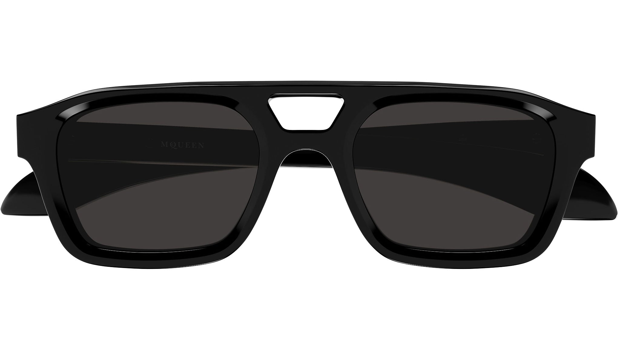 Alexander McQueen AM0505S 001 Sunglasses Shiny Black