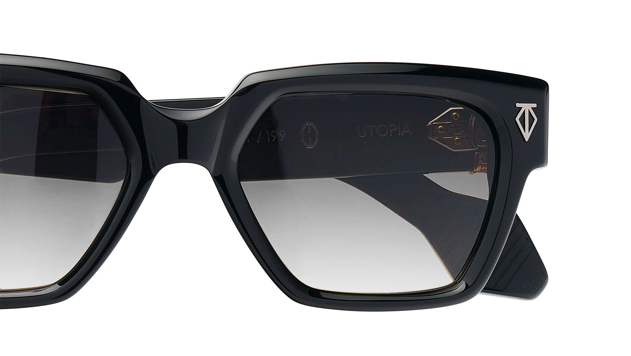 T HENRI UTOPIA RX Glasses Shadow II Black Silver - eye-oo.com