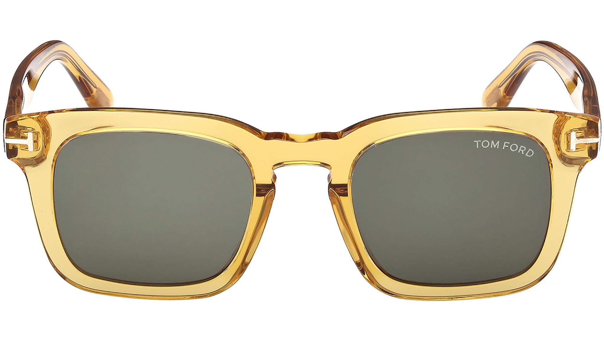 Tom Ford Dax Sunglasses FT0751 39N Shiny Light Yellow - eye-oo.com