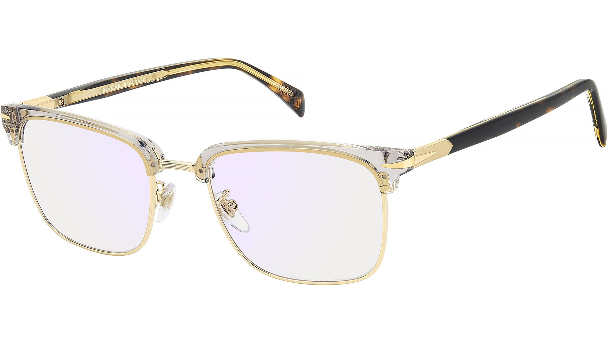 David Beckham DB 1183 83Q Optical Frame Grey Havana Gold - eye-oo.com