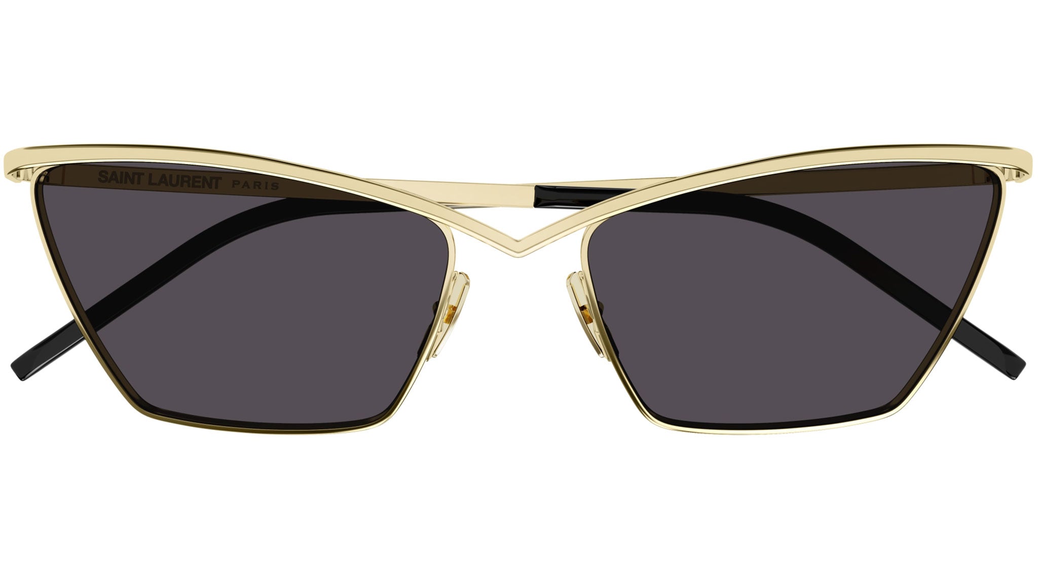 Saint Laurent SL 637 Sunglasses 003 Light Gold - eye-oo.com