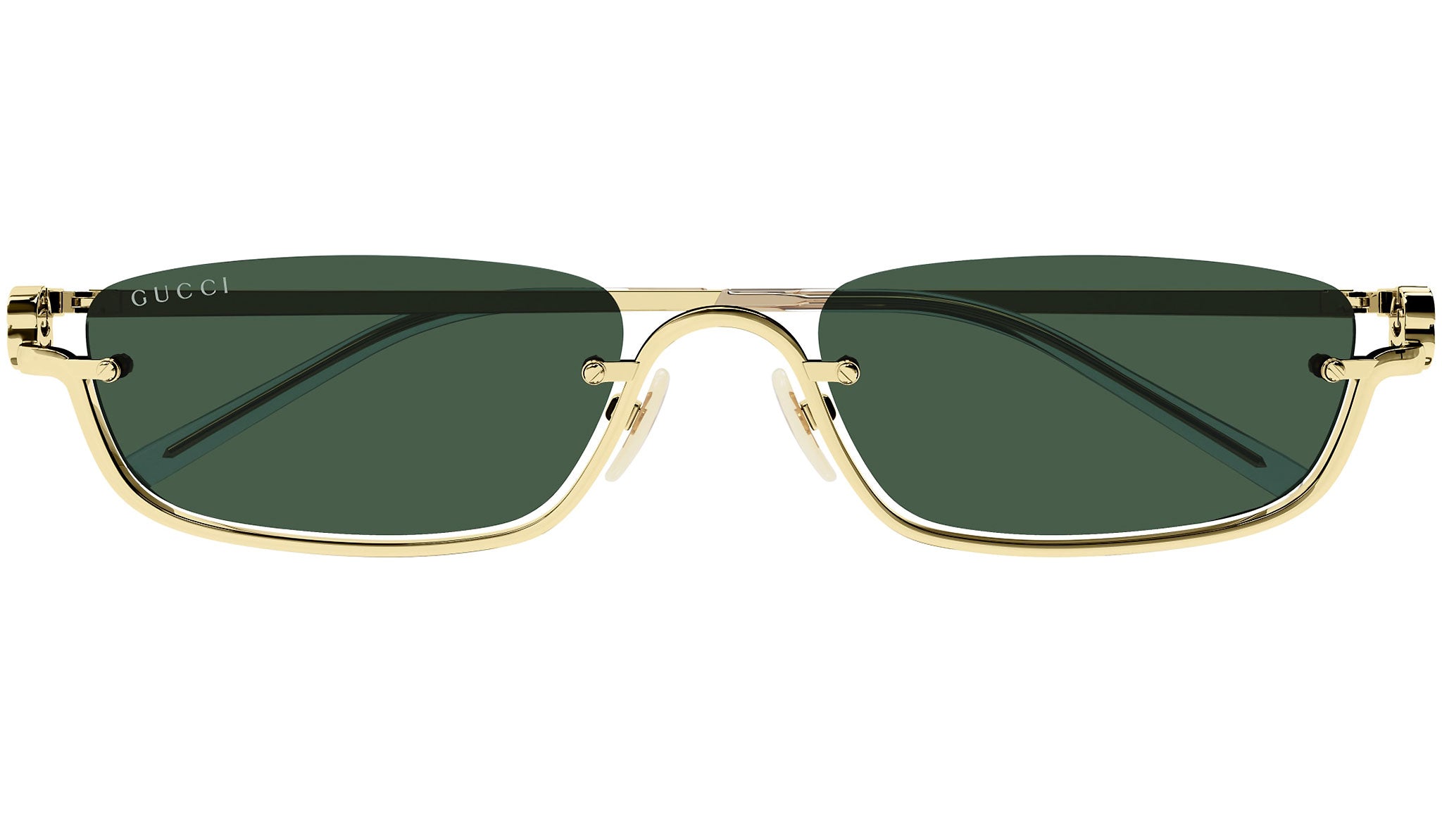 Gucci GG1278S 002 Gold Green Sunglasses - eye-oo.com