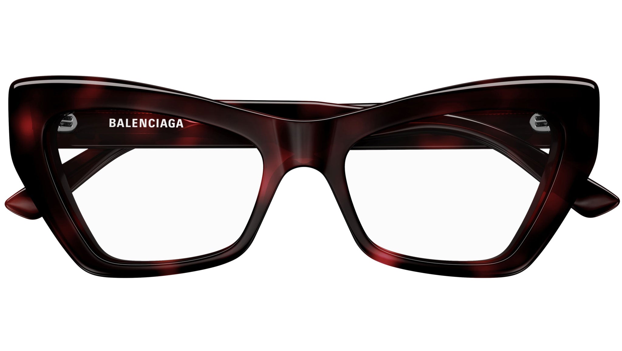Balenciaga BB0296O Eyeglasses 002 Dark Havana