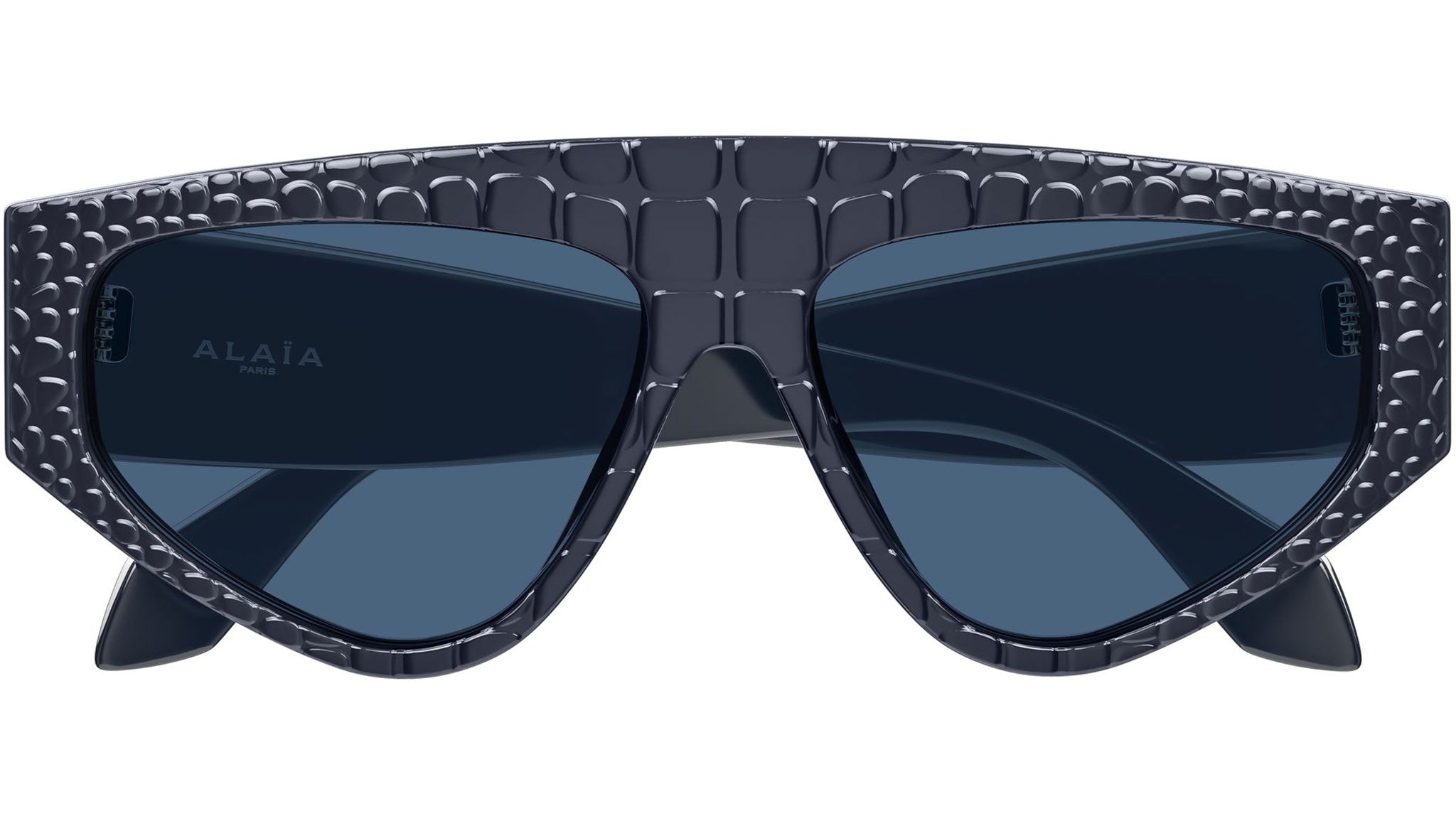 AA0097S Azzedine Alaïa Geometric Sunglasses 004 Blue - eye  display picture 2