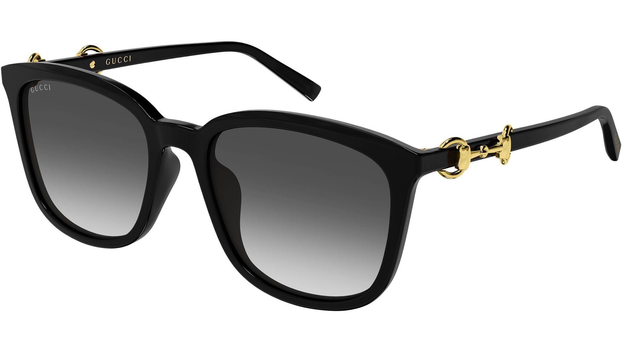 GUCCI サングラス GG2057SK-001 Gucci GG2057SK 001 Black Gradient Grey Sunglasses - eye-oo.com