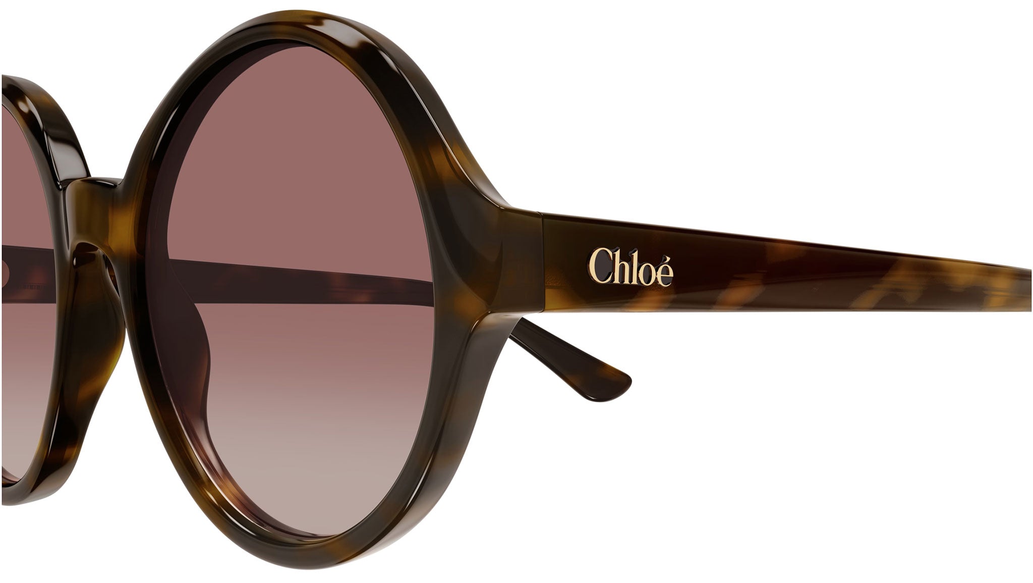 Chloe Round Tortoiseshell Sunglasses Chloe Women main image 3