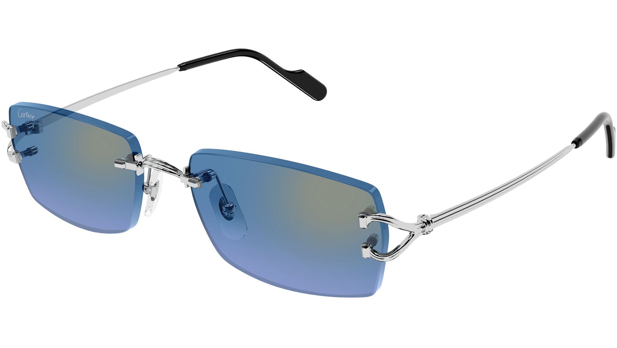 Cartier CT0550S Sunglasses 007 Silver Silver - eye-oo.com