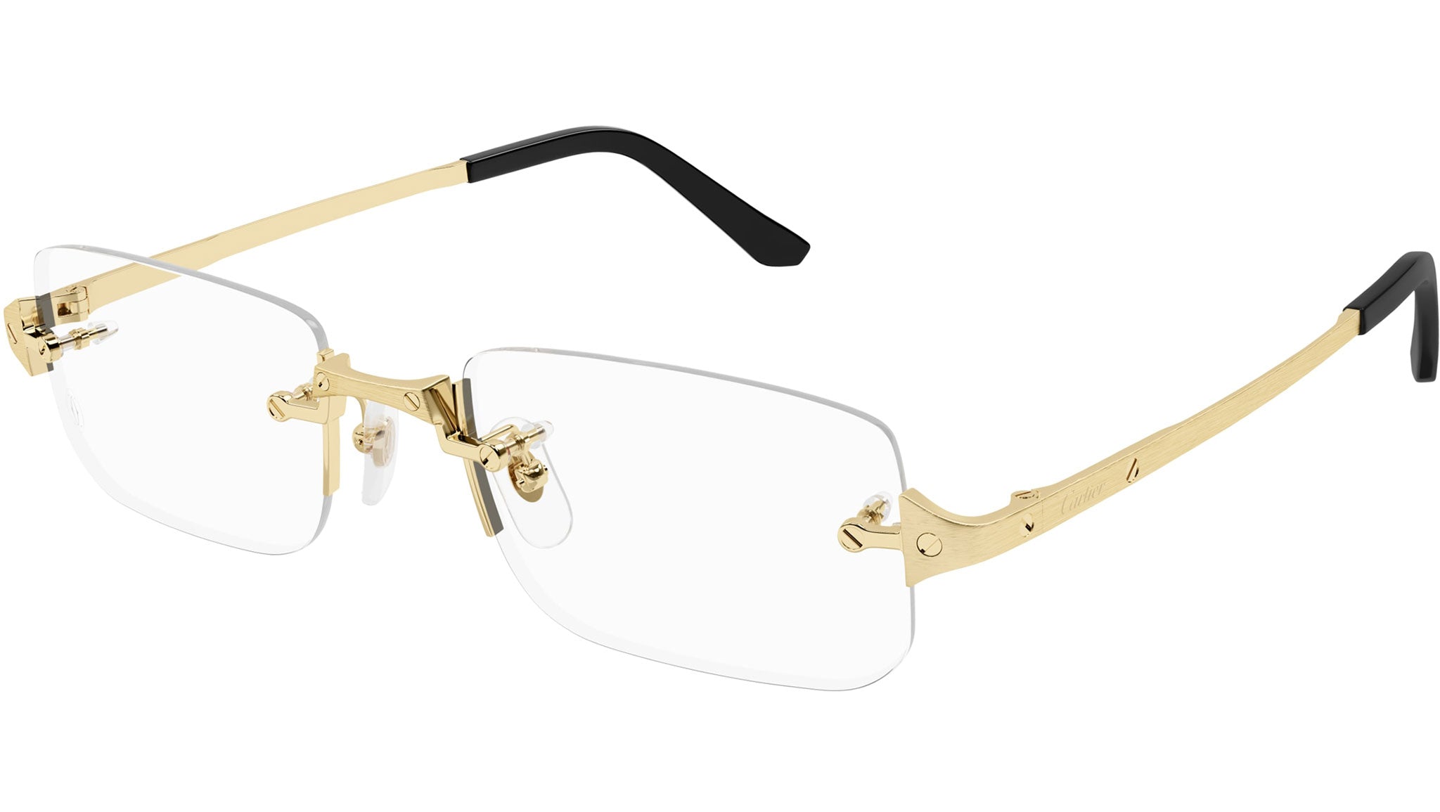 Cartier CT0479O 001 Eyeglasses Matte Gold - eye-oo.com