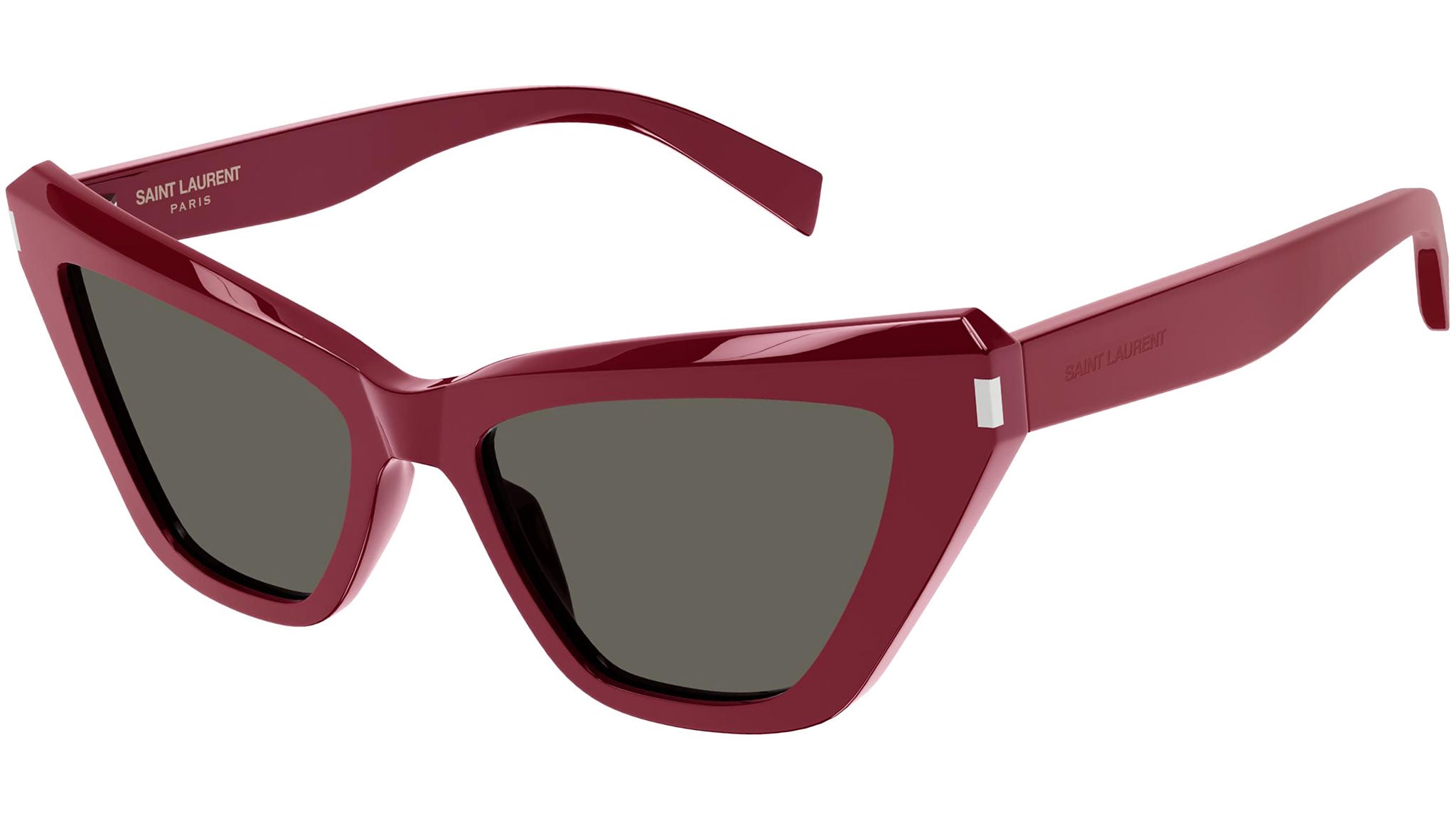 Saint Laurent SL 466 003 Shiny Red Sunglasses - eye-oo.com
