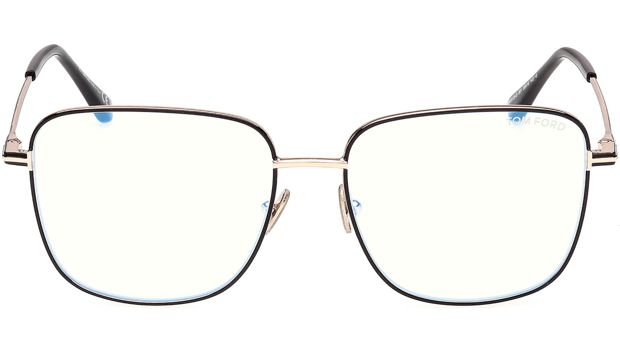 Tom Ford FT6136-B Glasses 001 Shiny Black - eye-oo.com