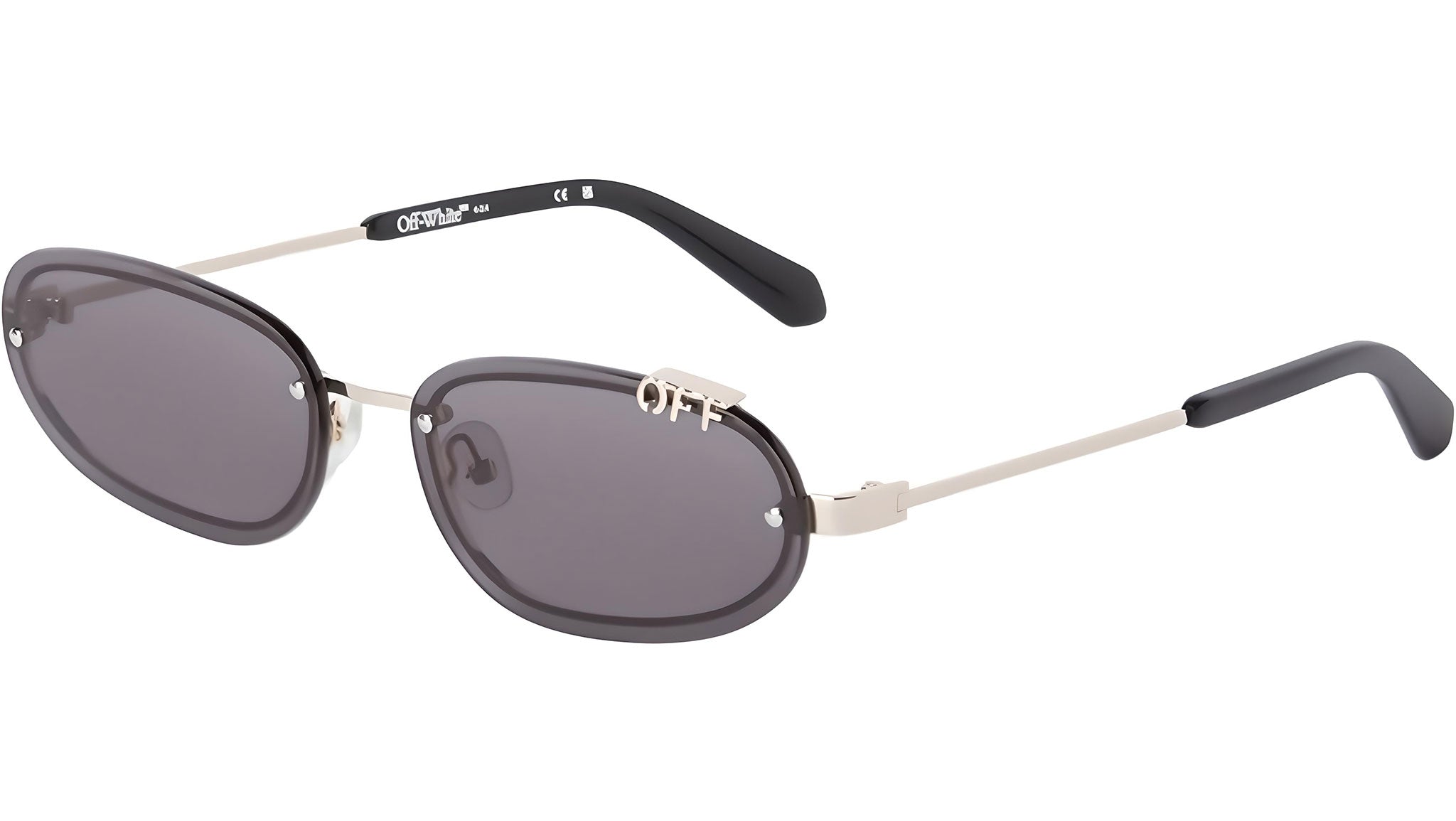 OFF-WHITE Miami 60mm oval sunglasses Off-White | Miami | Sunglasses – Hall of Frames Company main image 4