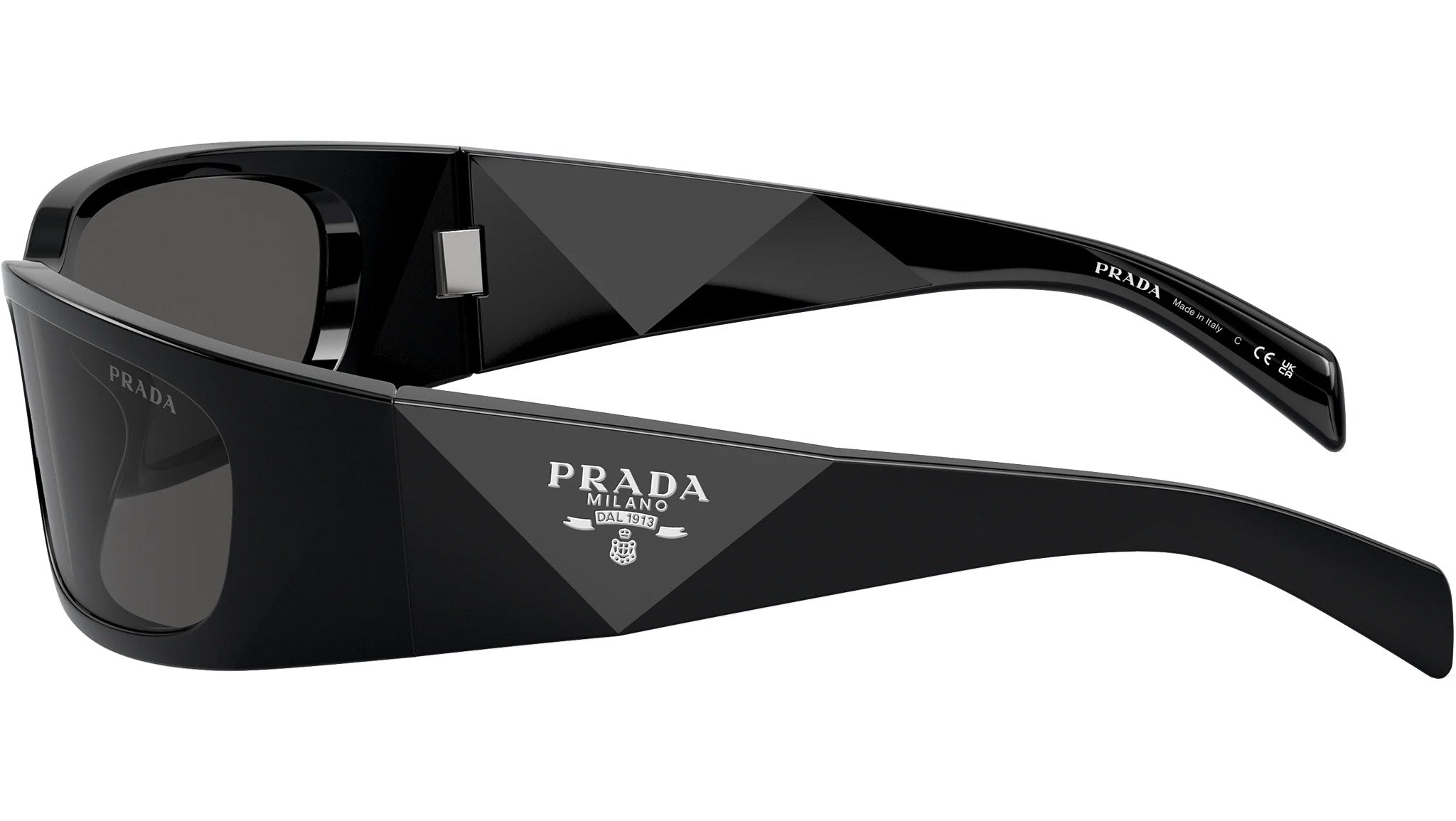 Prada PR A19S Sunglasses 1AB5S0 Black - eye-oo.com