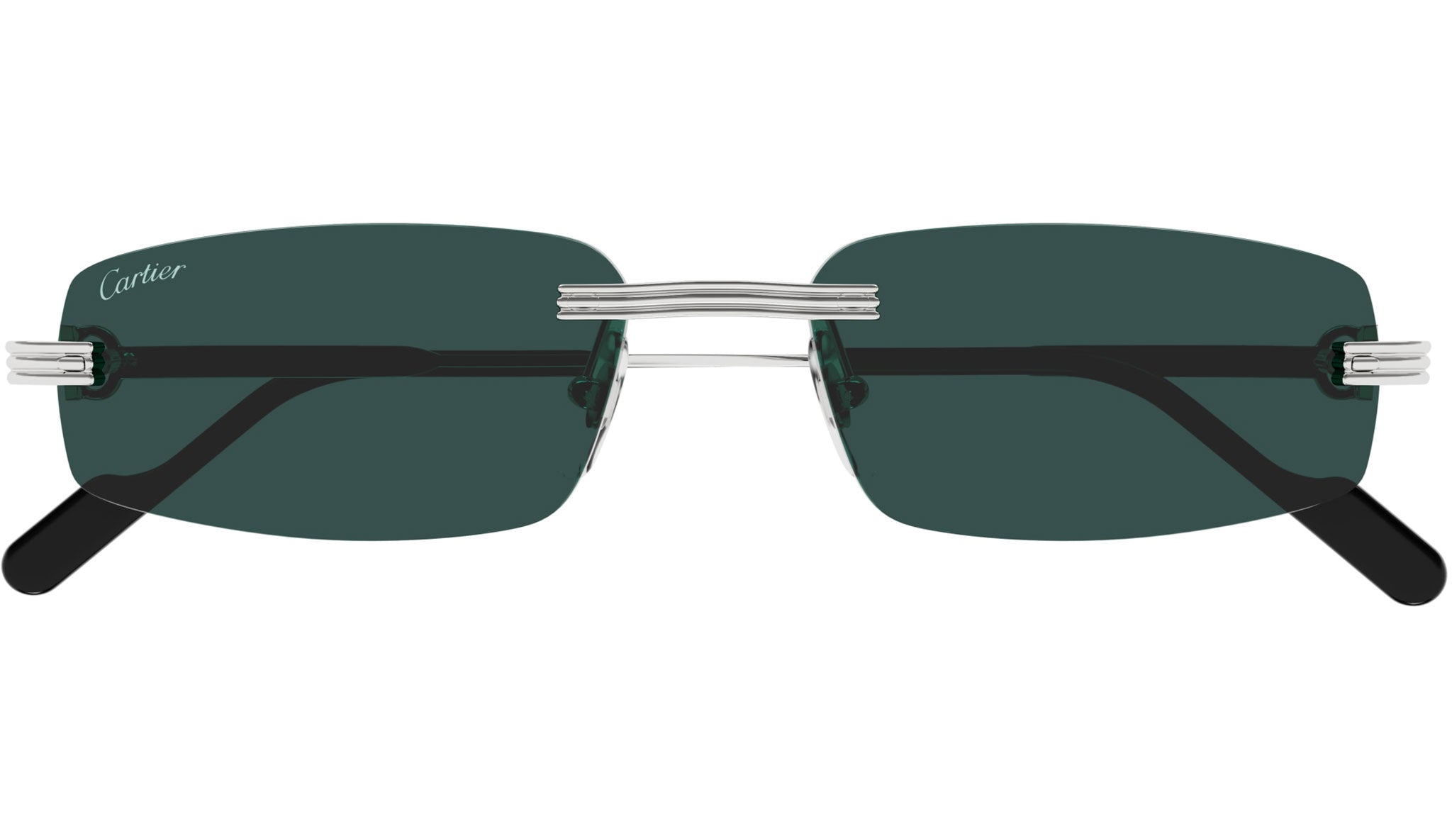 Cartier Première CT0535S Sunglasses 002 Shiny Silver - eye-oo.com