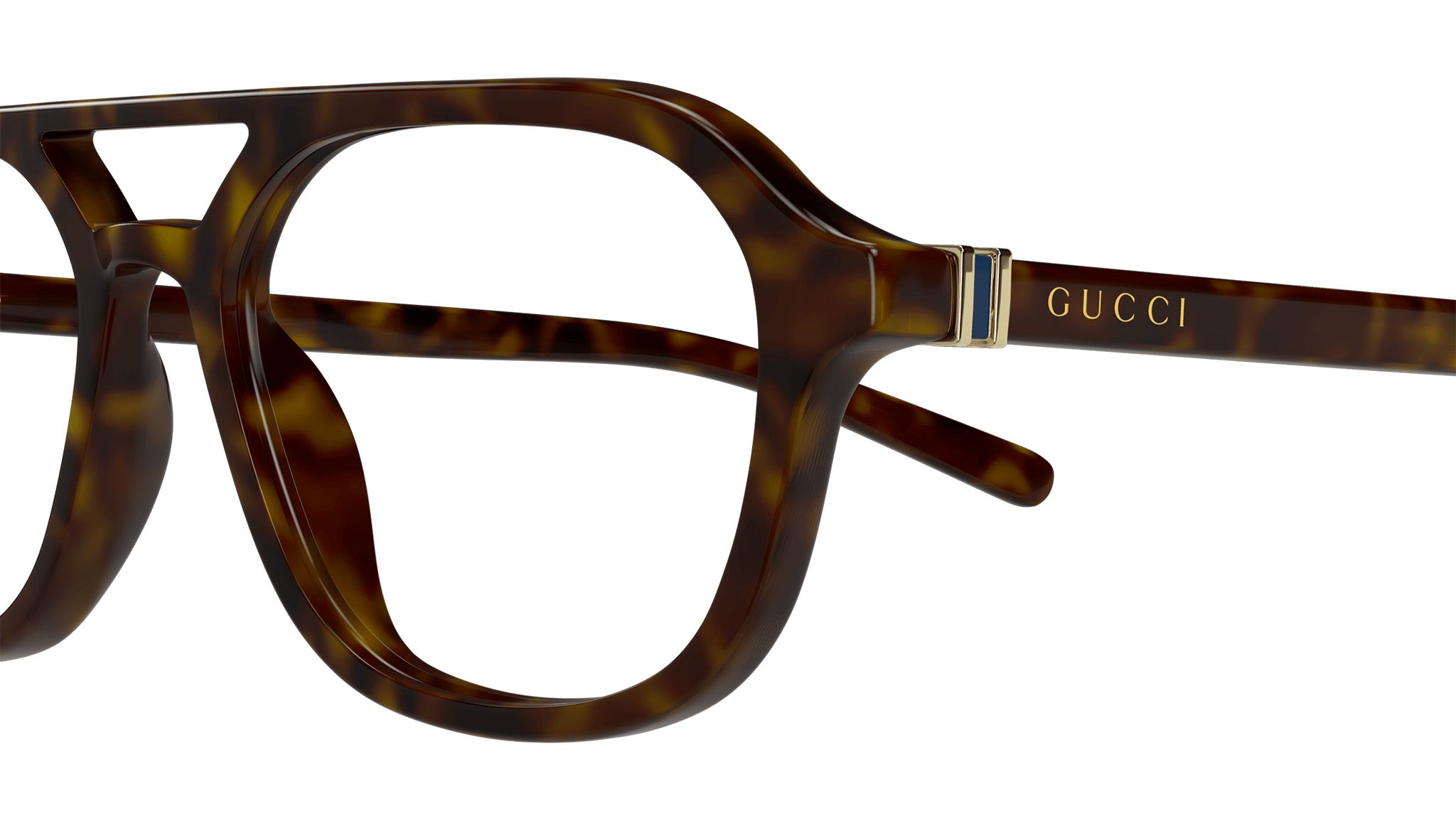 GUCCI GG-9657j メガネ Gucci GG1673O 002 Havana Pilot Glasses - eye-oo.com
