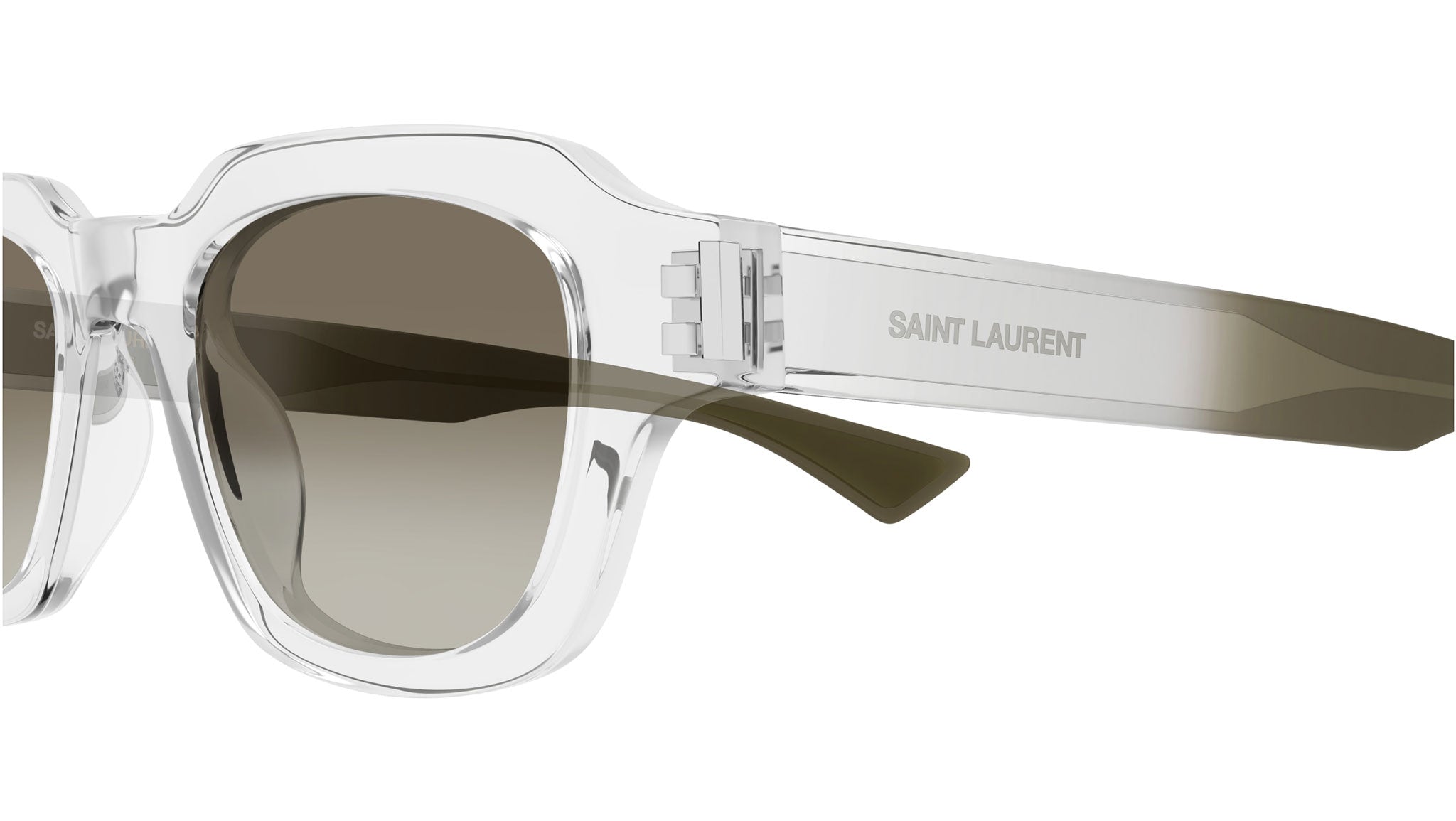Saint Laurent SL 791 004 Transparent Crystal - eye-oo.com