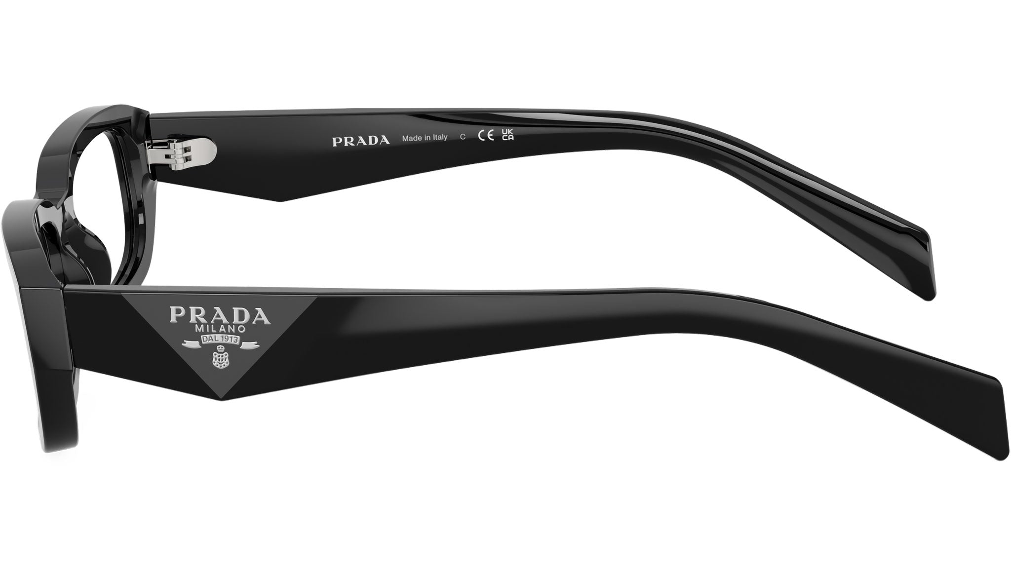 Prada Unisex Polyamide Gradient Sunglasses Graphite Gradient Lenses Sunglasses With Prada Logo | PRADA main image 2