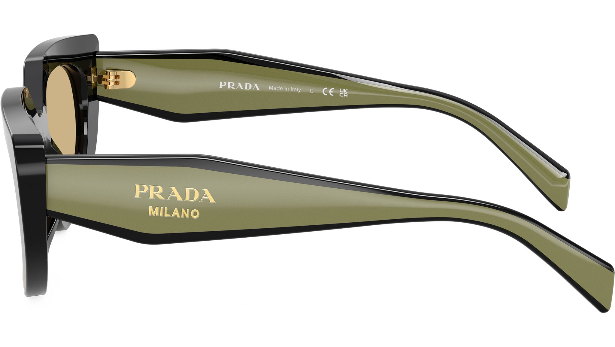 PR D02S Prada Sunglasses 03K10R Black - eye-oo.com