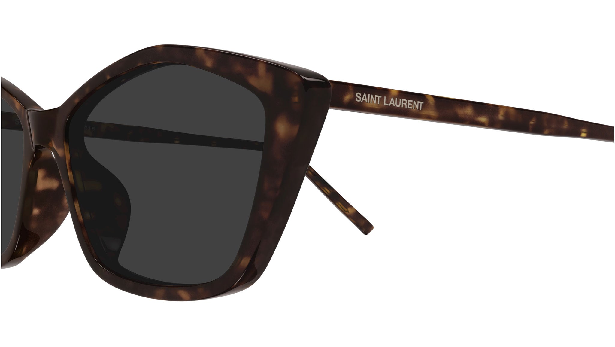 yves saint laurent Y2K モヘヤ モード タンクトップ レア Saint Laurent SL 775 002 Cat Eye Sunglasses Havana - eye-oo.com