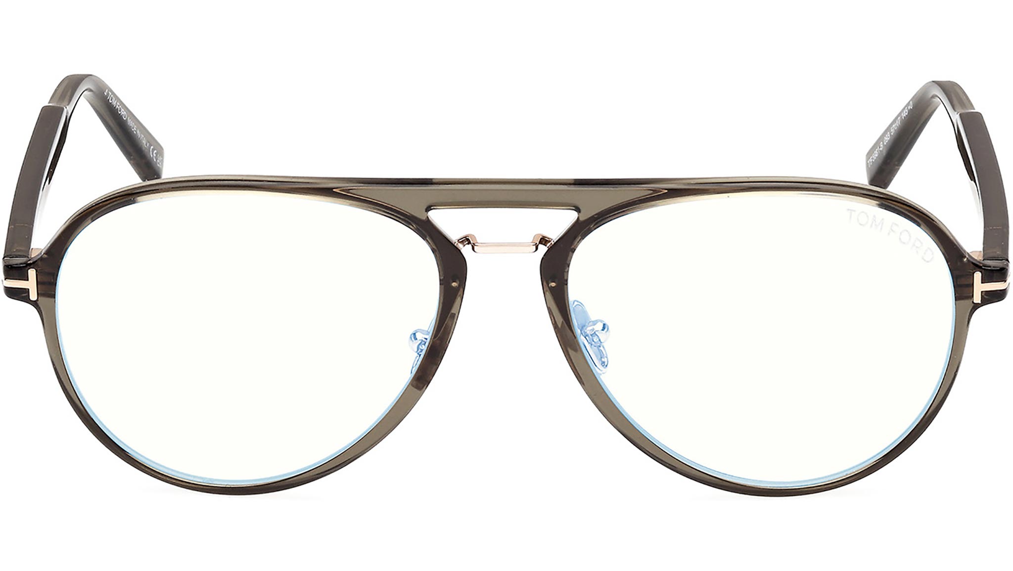 ☆TOM FORD プライマー☆ Tom Ford FT5981-B Optical Frame 093 Shiny Light Green - eye-oo.com